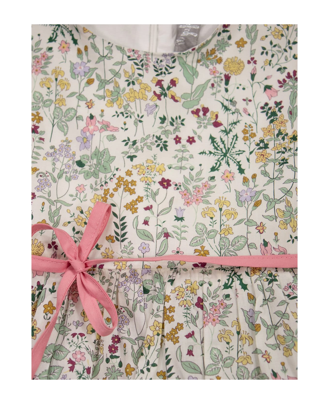 Il Gufo Liberty Fabrics Cotton Sleeveless Dress - Multicolor