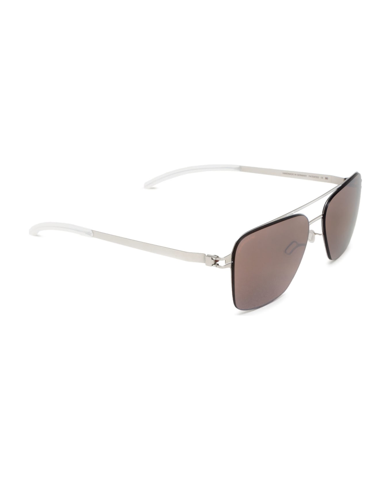 Mykita Bernie Sun Silver/white Sunglasses - Silver/White