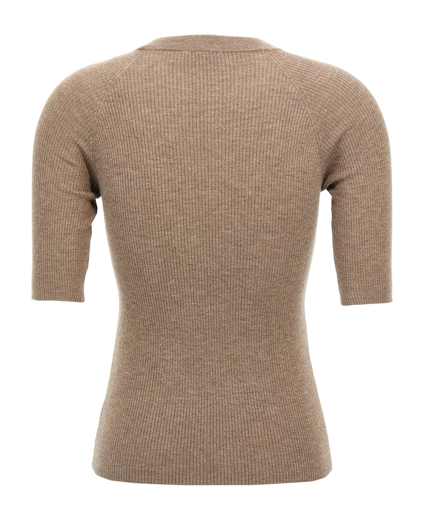 Brunello Cucinelli 
sparkling
 T-shirt - Brown