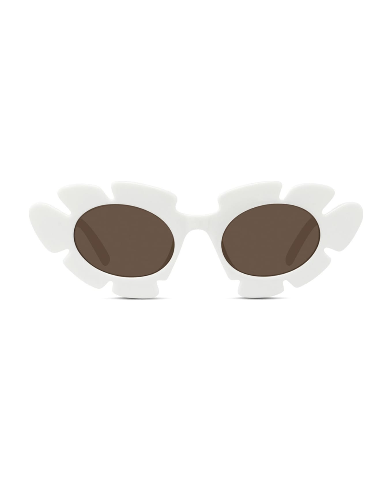 Loewe Lw40088u - White Sunglasses - White
