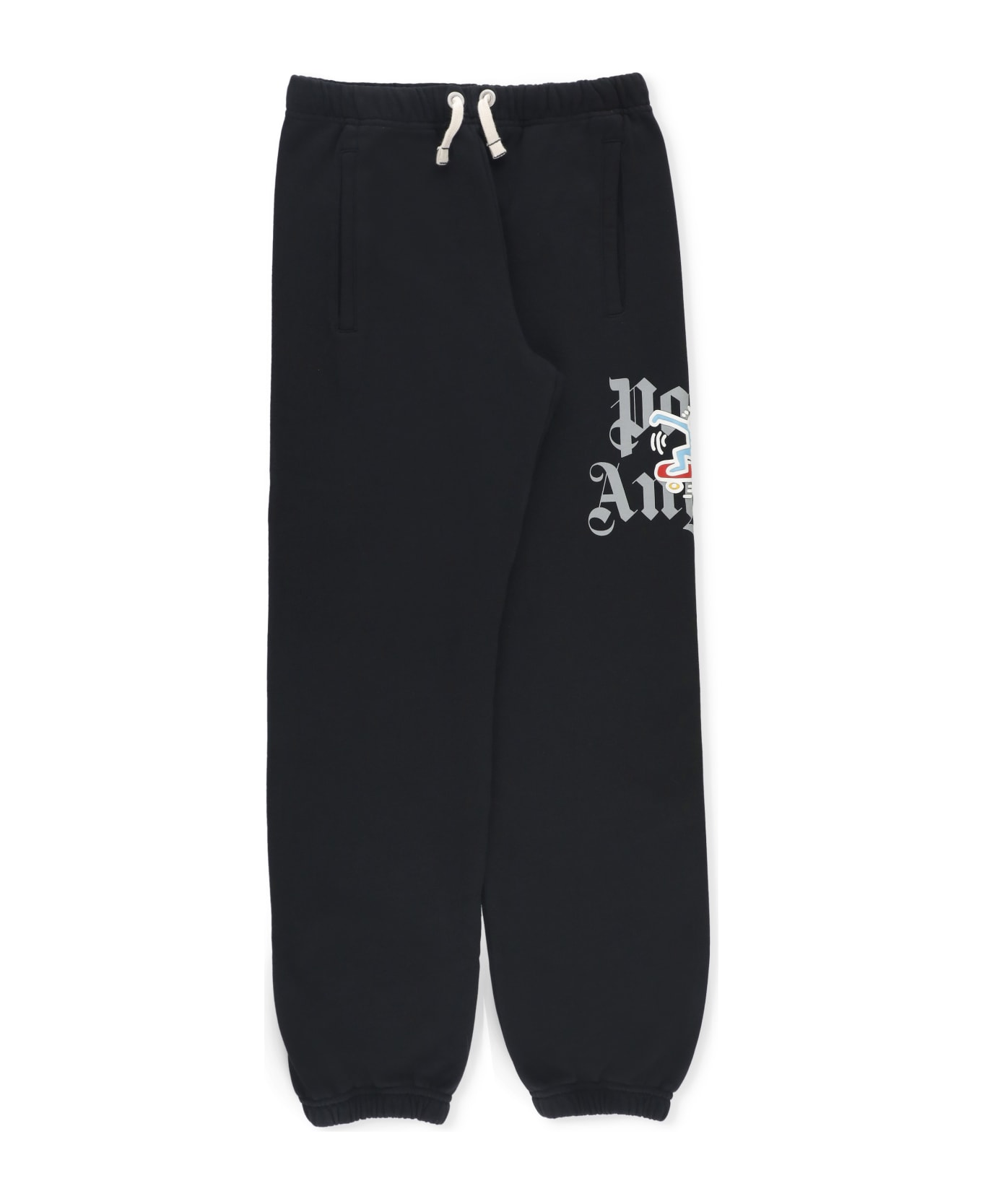 Palm Angels Pants With Logo - Nero