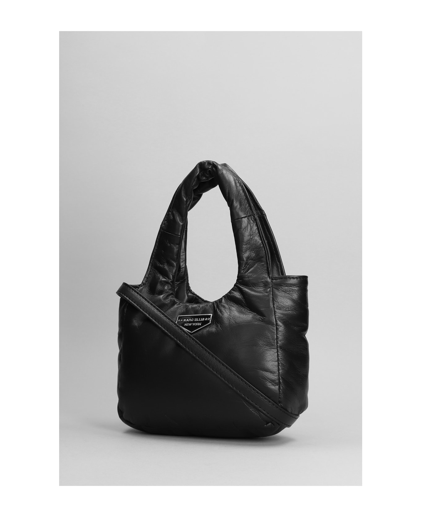 Marc Ellis Tanya Sa Shoulder Bag In Black Leather - black
