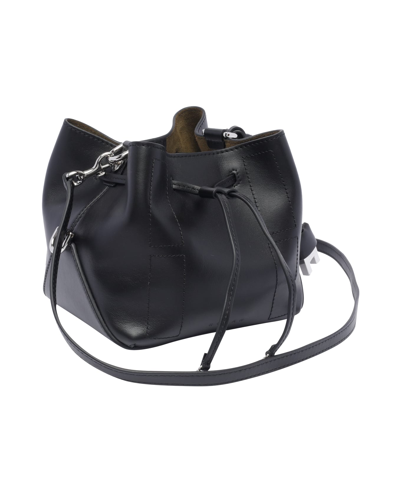 Hogan Mini Hocket Bucket Bag - Black