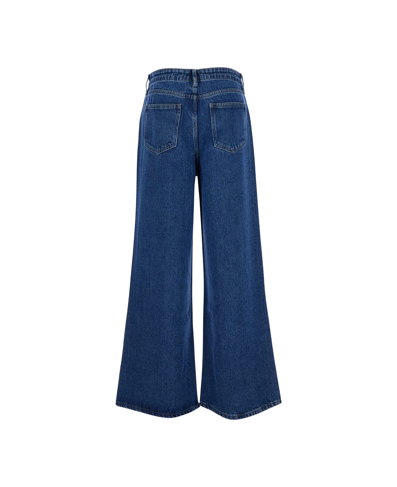 Frame Wide Leg Drawstring Jean - Ghst Ghost