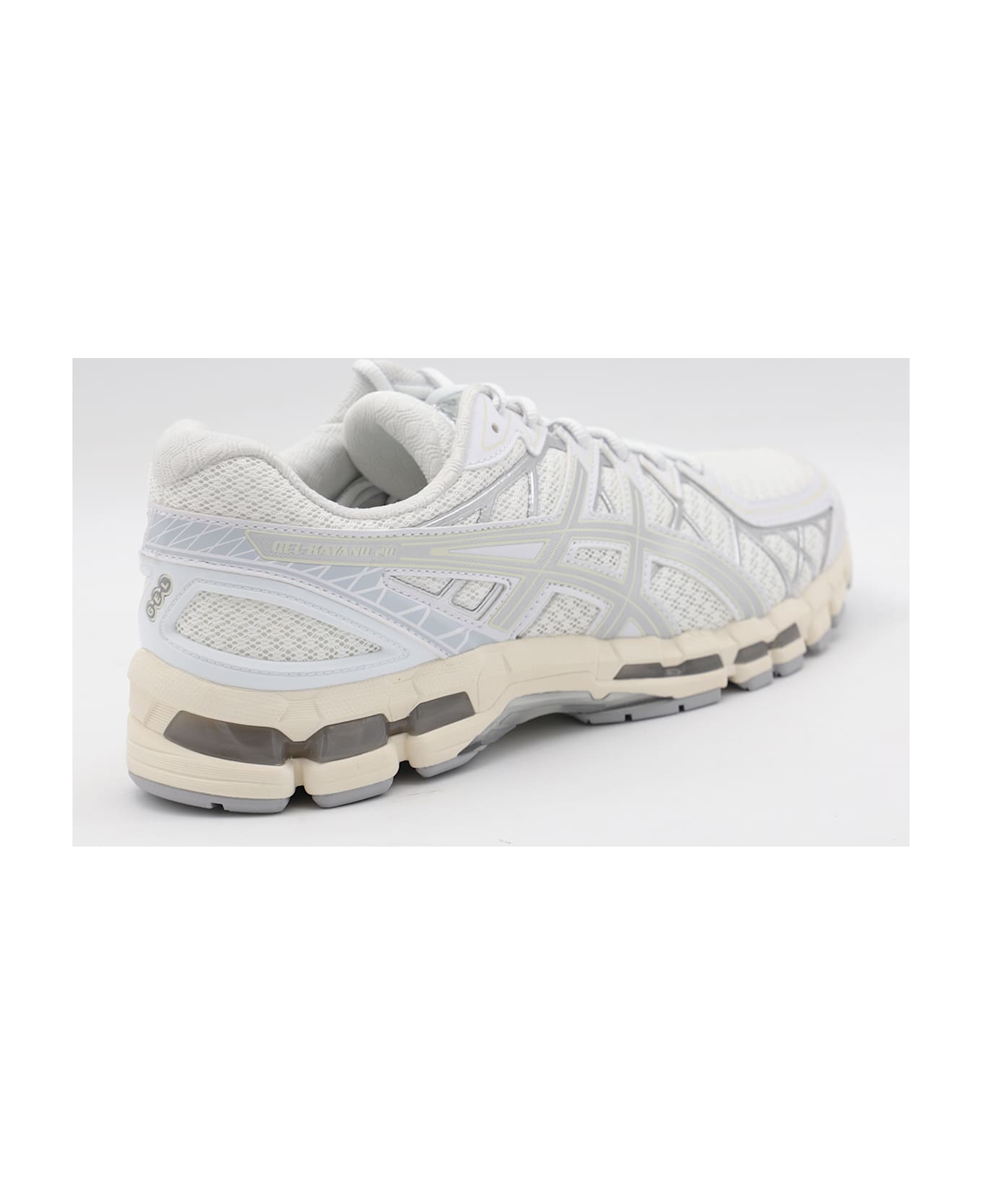 Asics White And Silver Sneakers - White/Pure Silver