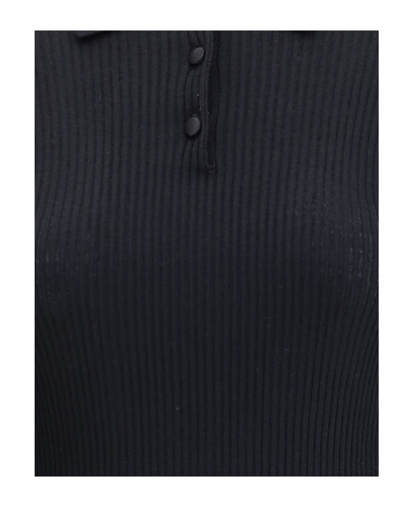 Dolce 
Gabbana Ribbed Polo Sweater