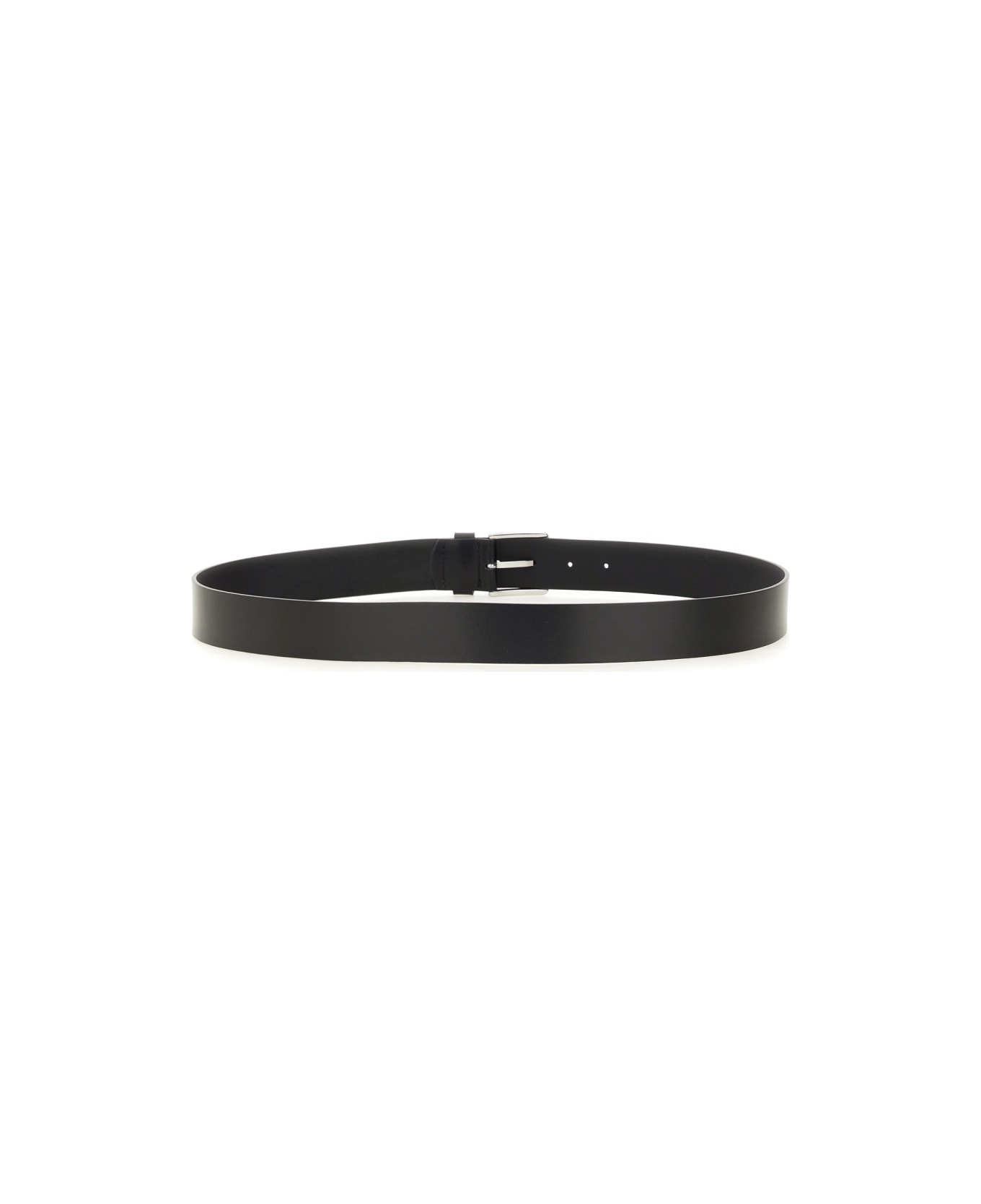 Hugo Boss Belt With Logo - BLACK