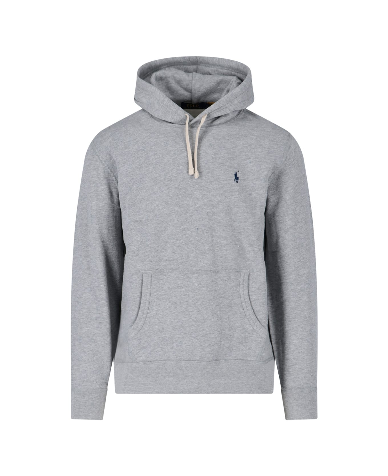 Ralph Lauren Logo Hoodie - ANDOVER HEATHER