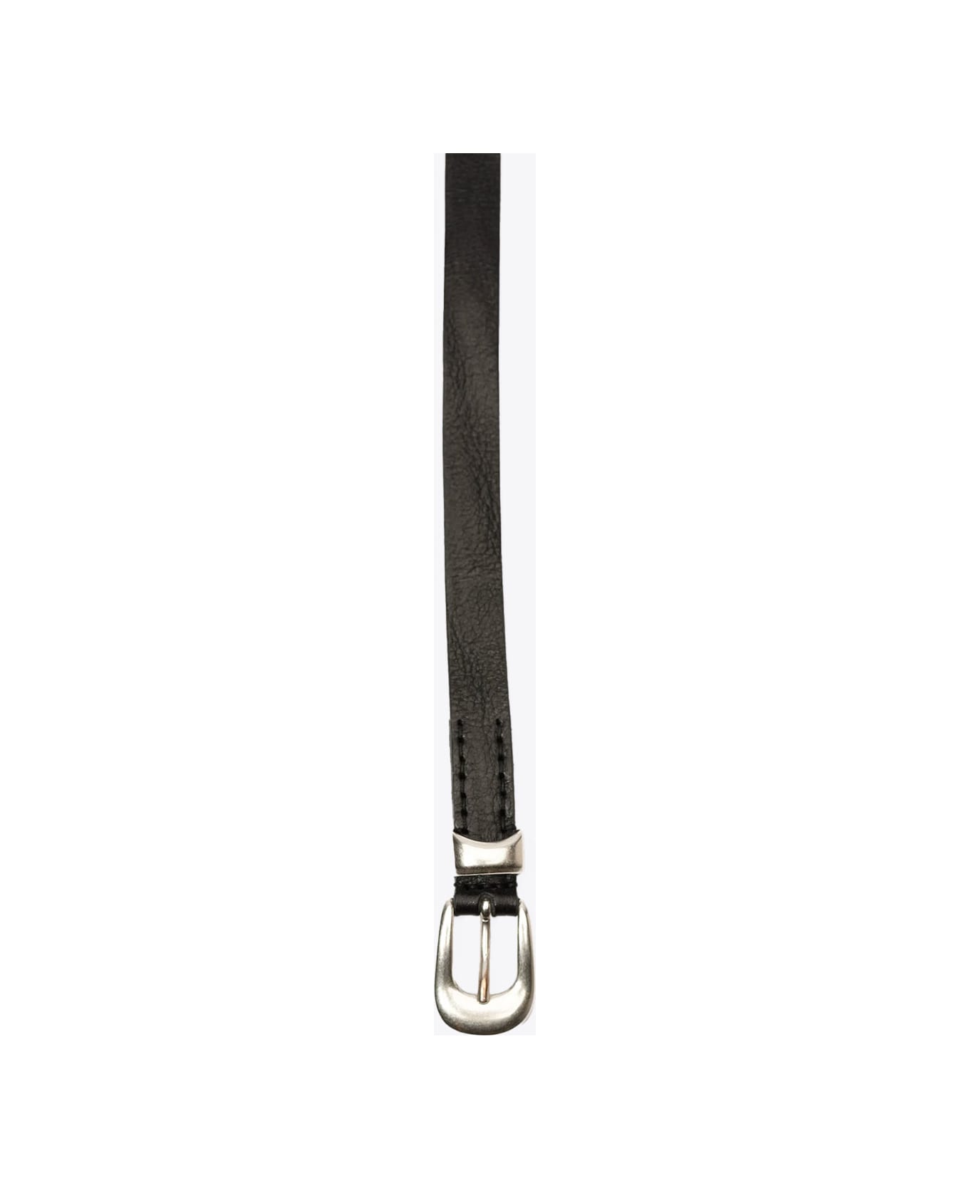 Our Legacy 2 Cm Belt Black leather belt - 2 cm belt - Nero