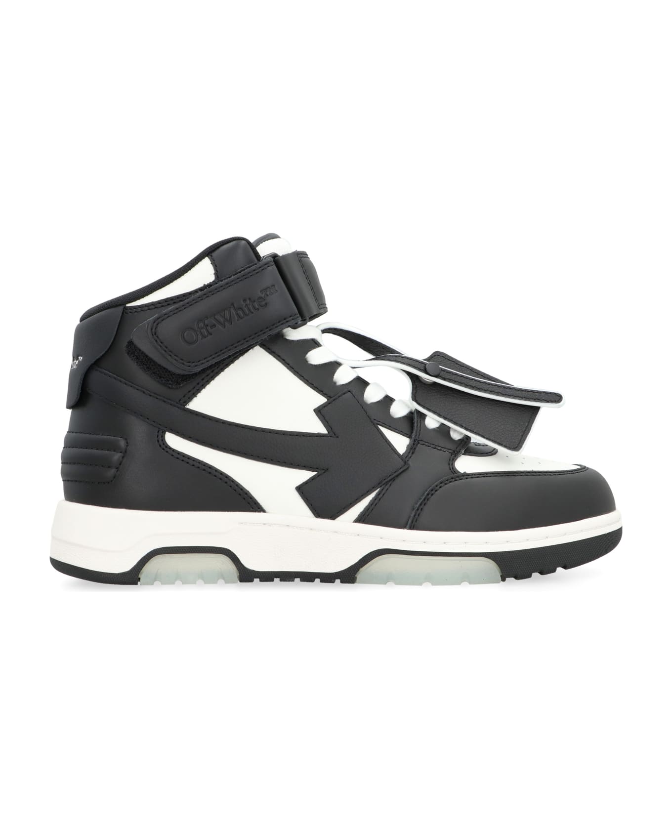 Off-White Out Of Office Leather Low-top Sneakers - WHITE BLACK