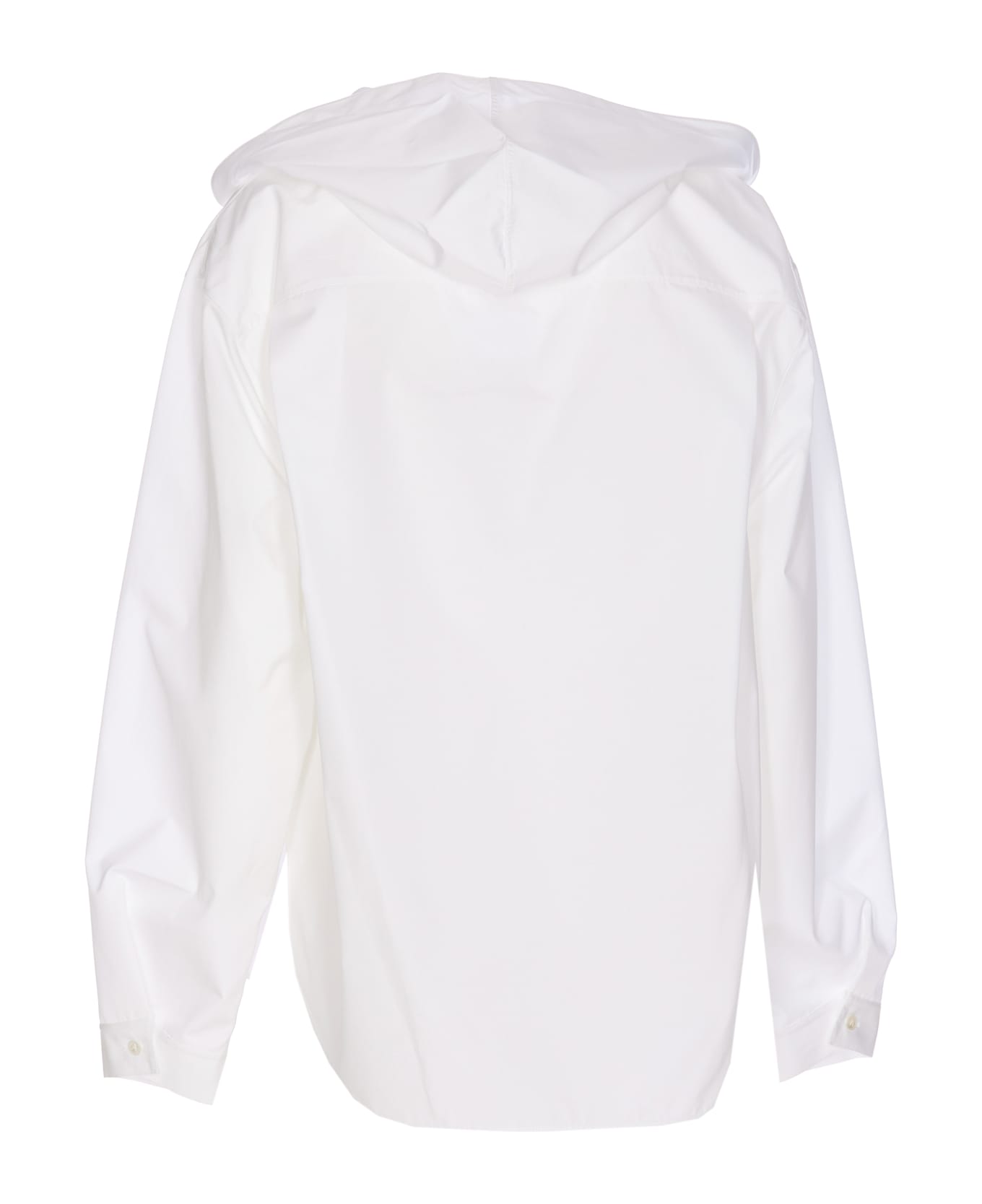Alaia Hooded Shirt - White