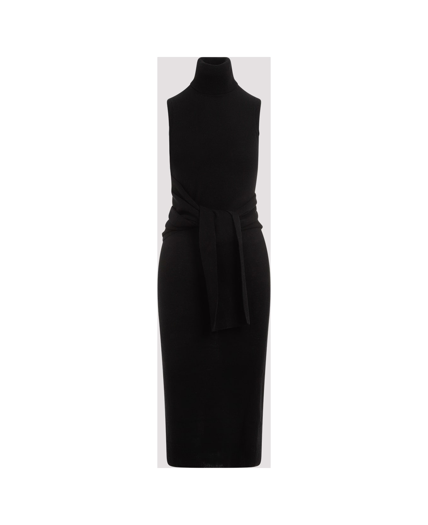 MM6 Maison Margiela Midi Dress - Black