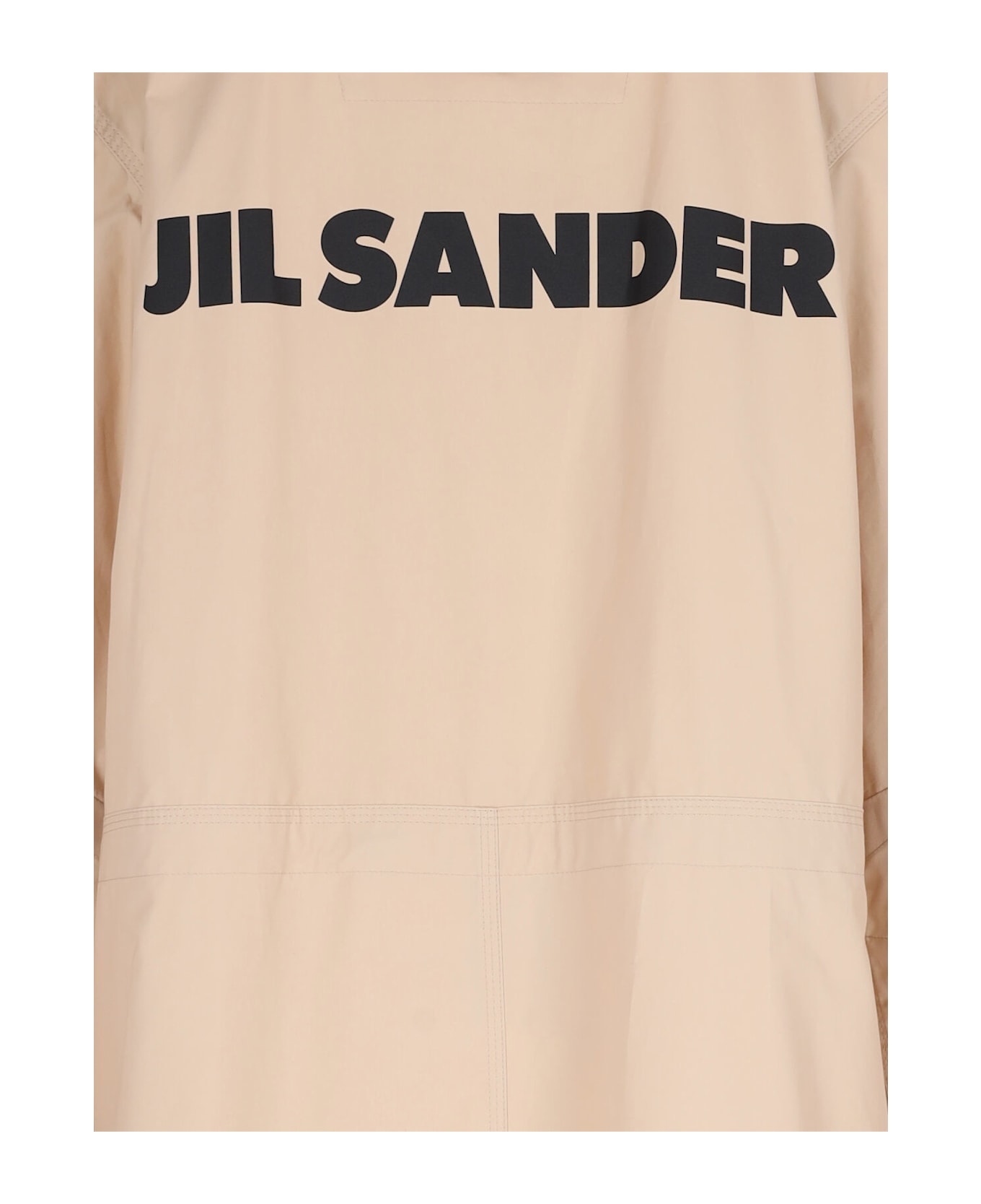Jil Sander Back Logo Parka - DARK SAND