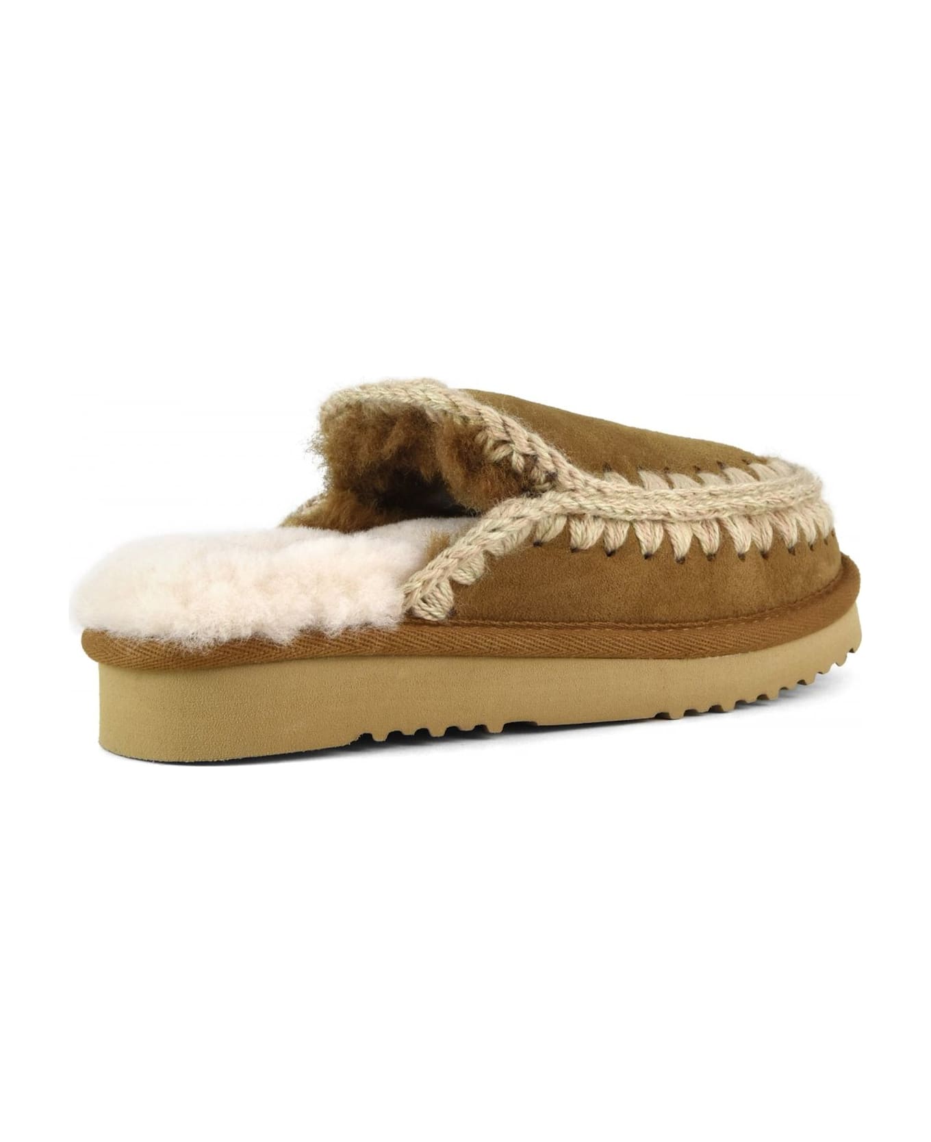 Mou Cognac Eskimo Slipper - Brown