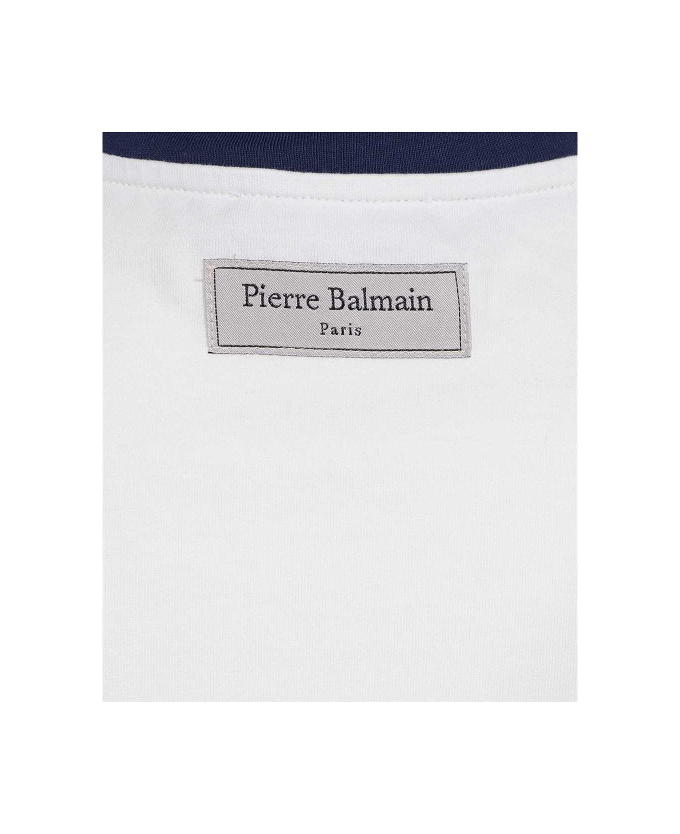 Balmain Logo Cotton T-shirt - White