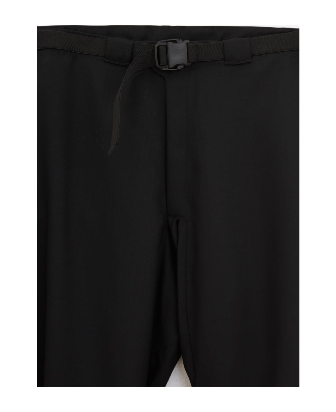 GR10K Wool Arc Pant Pants - black ボトムス