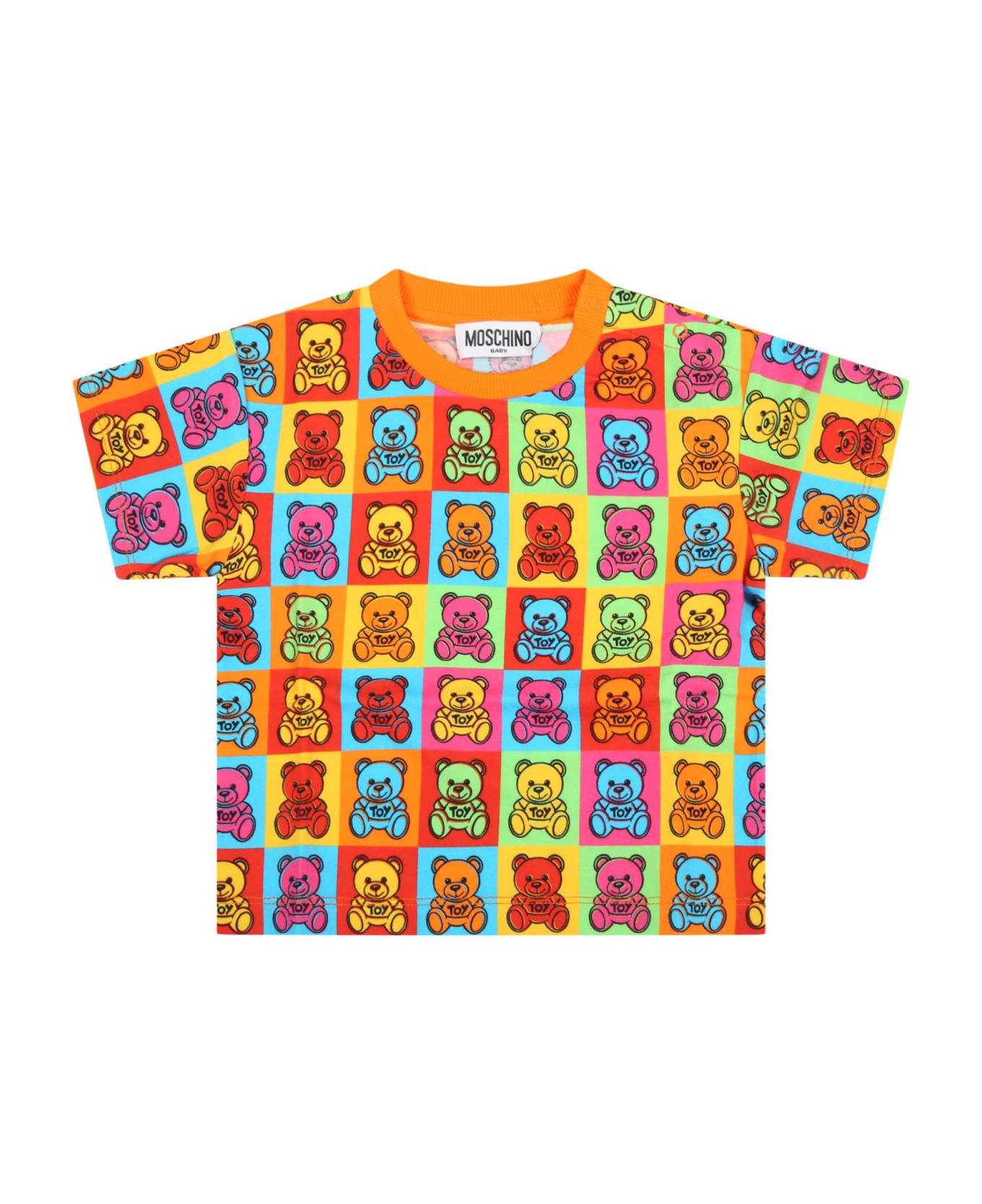 Moschino Multicolor T-shirt For Baby Kids With Teddy Bears - Multicolor