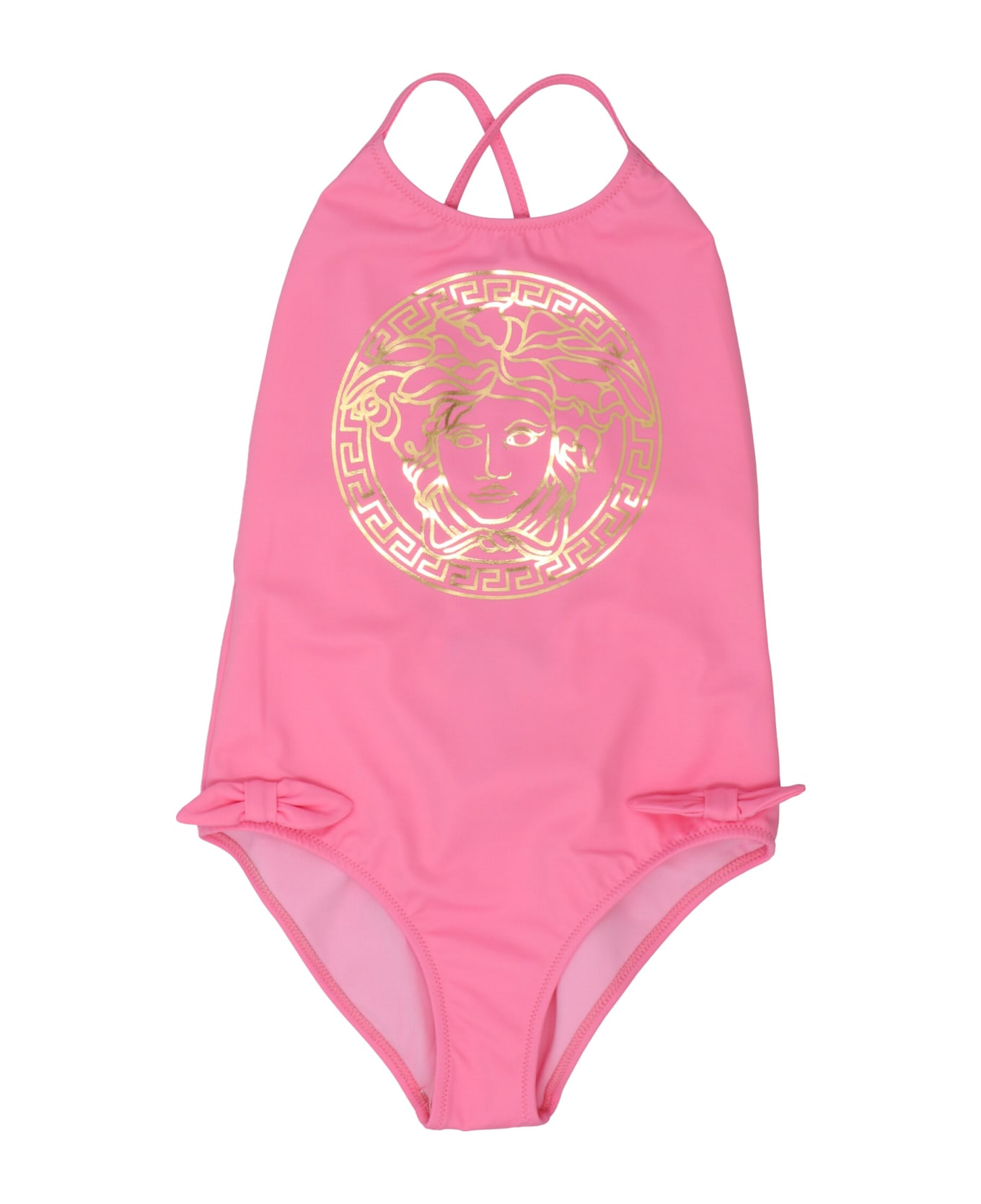 Versace 'medusa' Swimsuit - Pink
