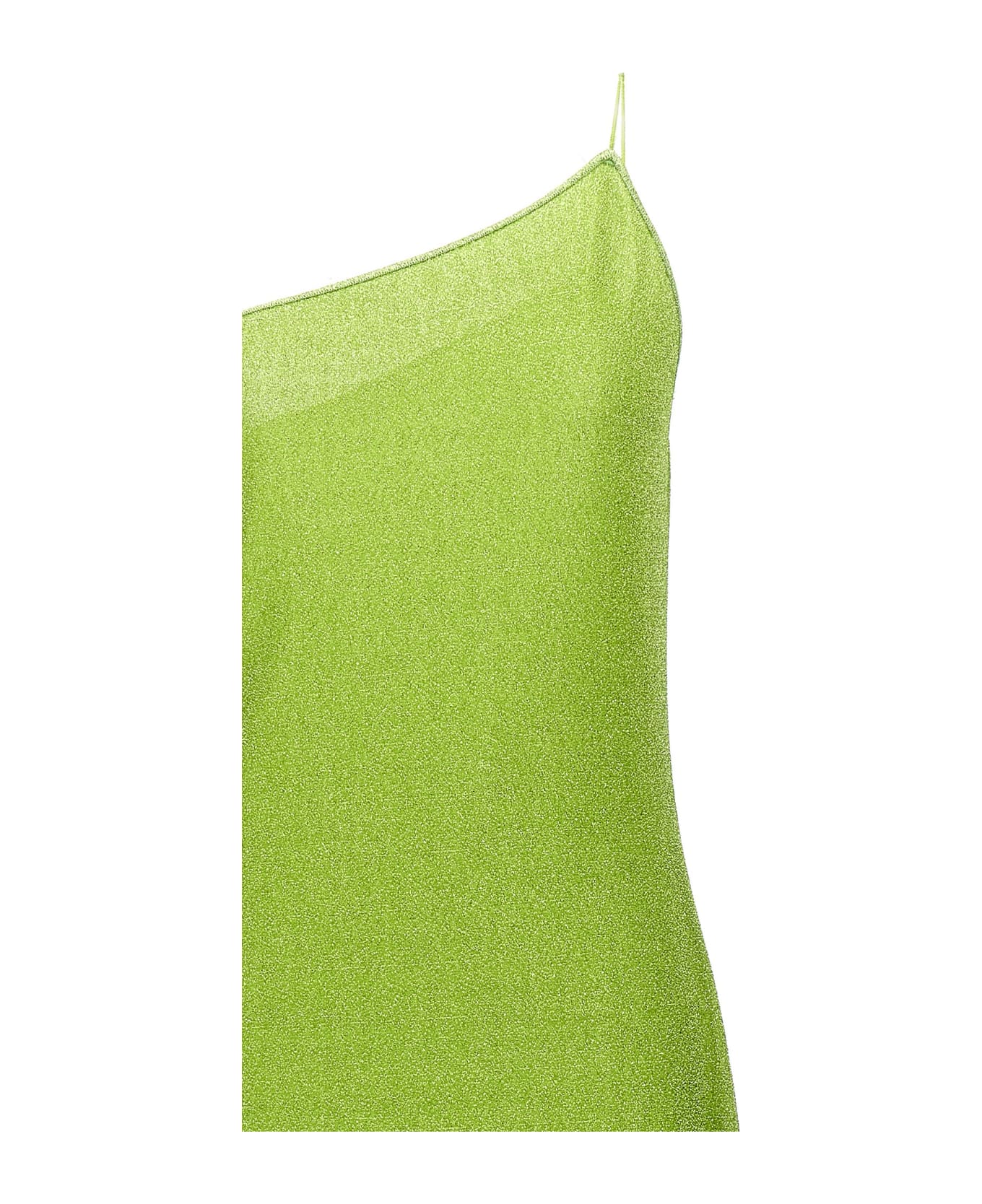 Oseree 'lumiere Plumage' Long Dress - Green