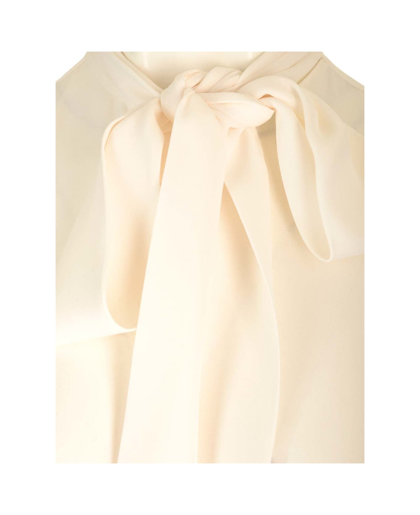 Valentino Silk Georgette Shirt - White