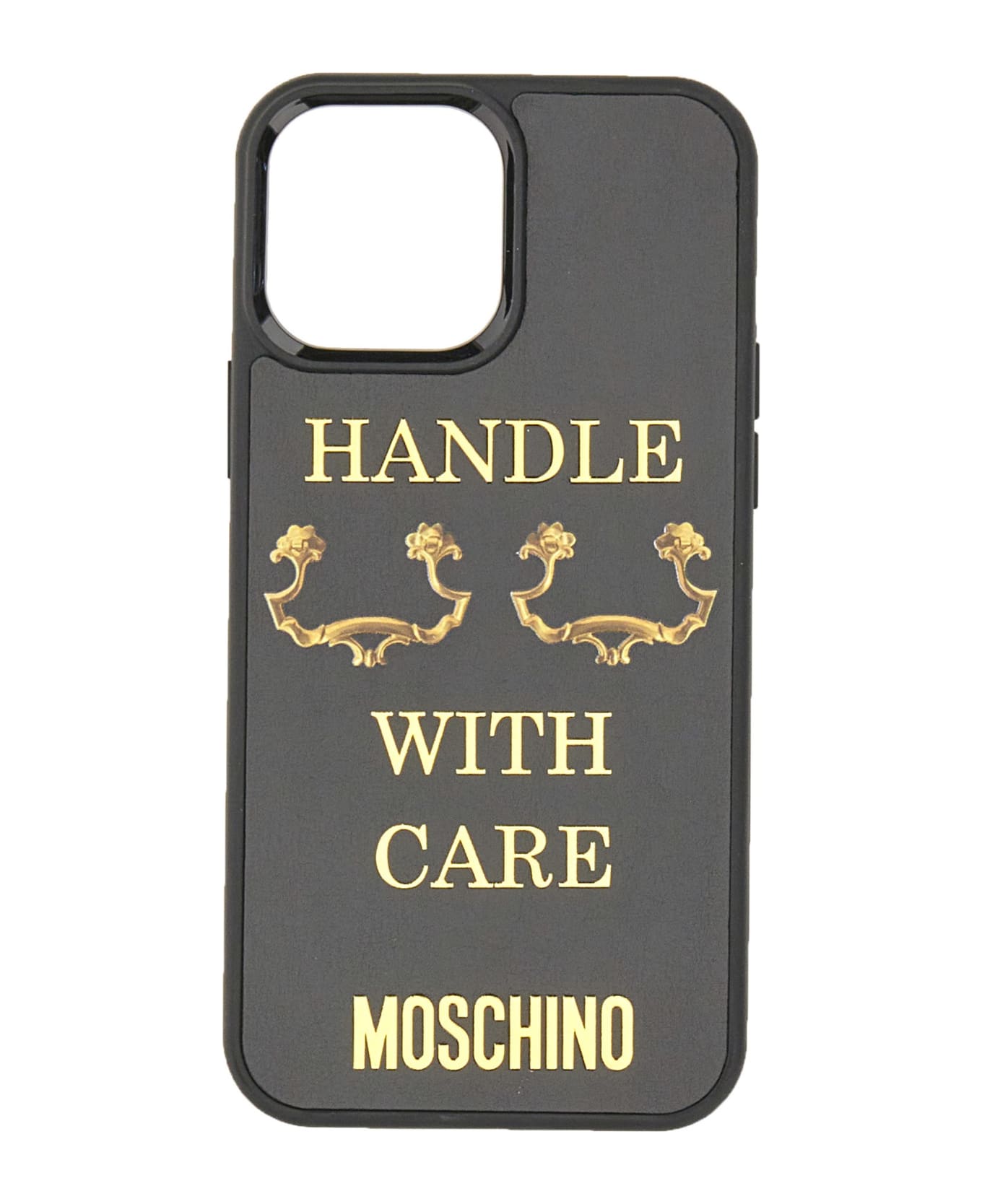 Moschino Case For Iphone 13 Pro Max - NERO