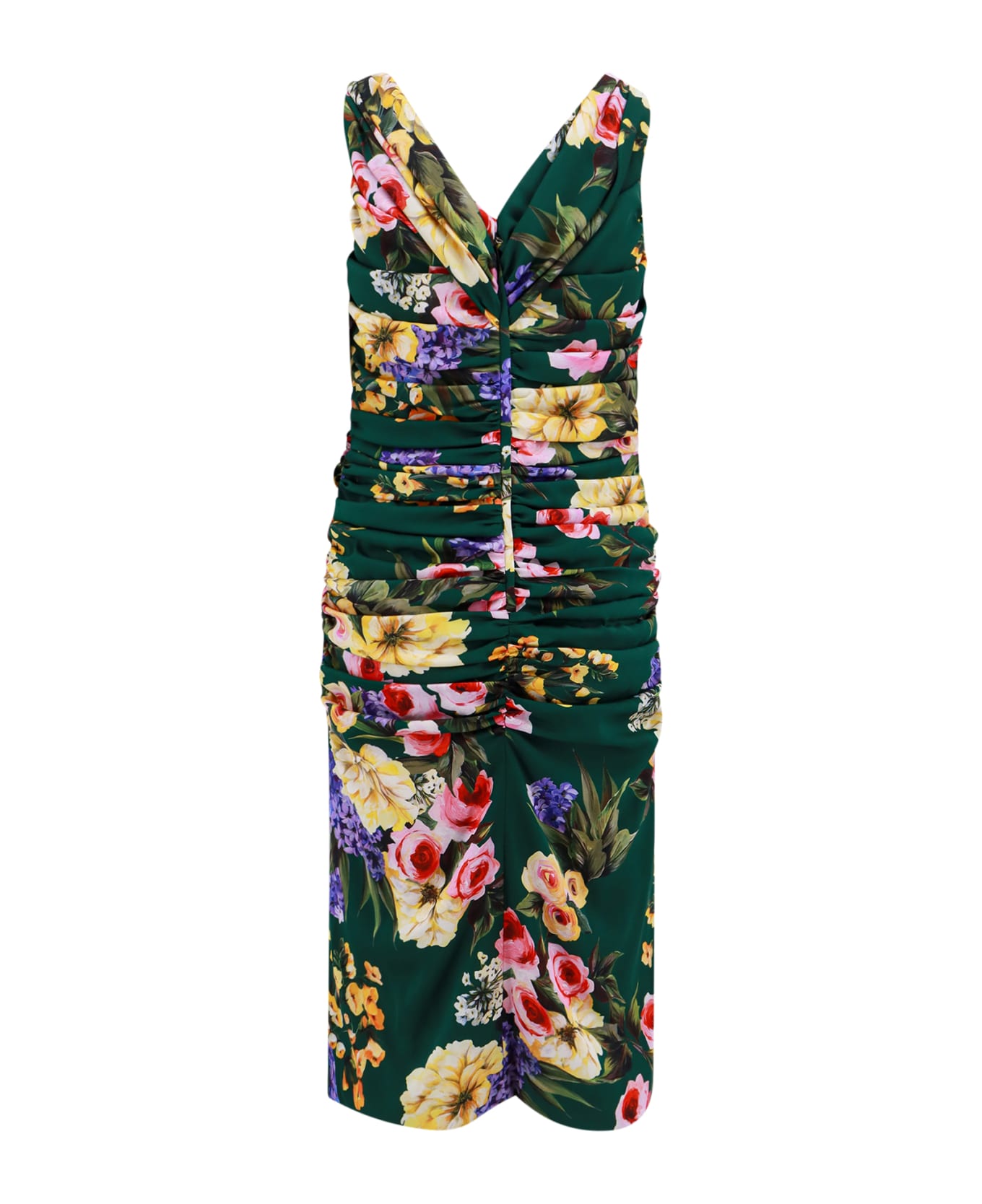 Dolce & Gabbana Giardino Dress - Green ワンピース＆ドレス