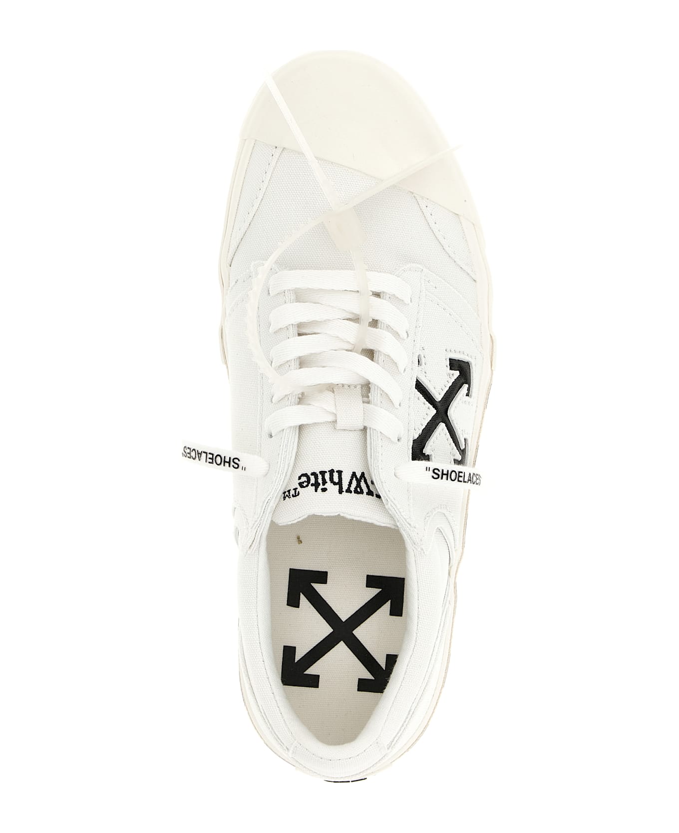 Off-White 'vulc Undercut' Sneakers - White/Black