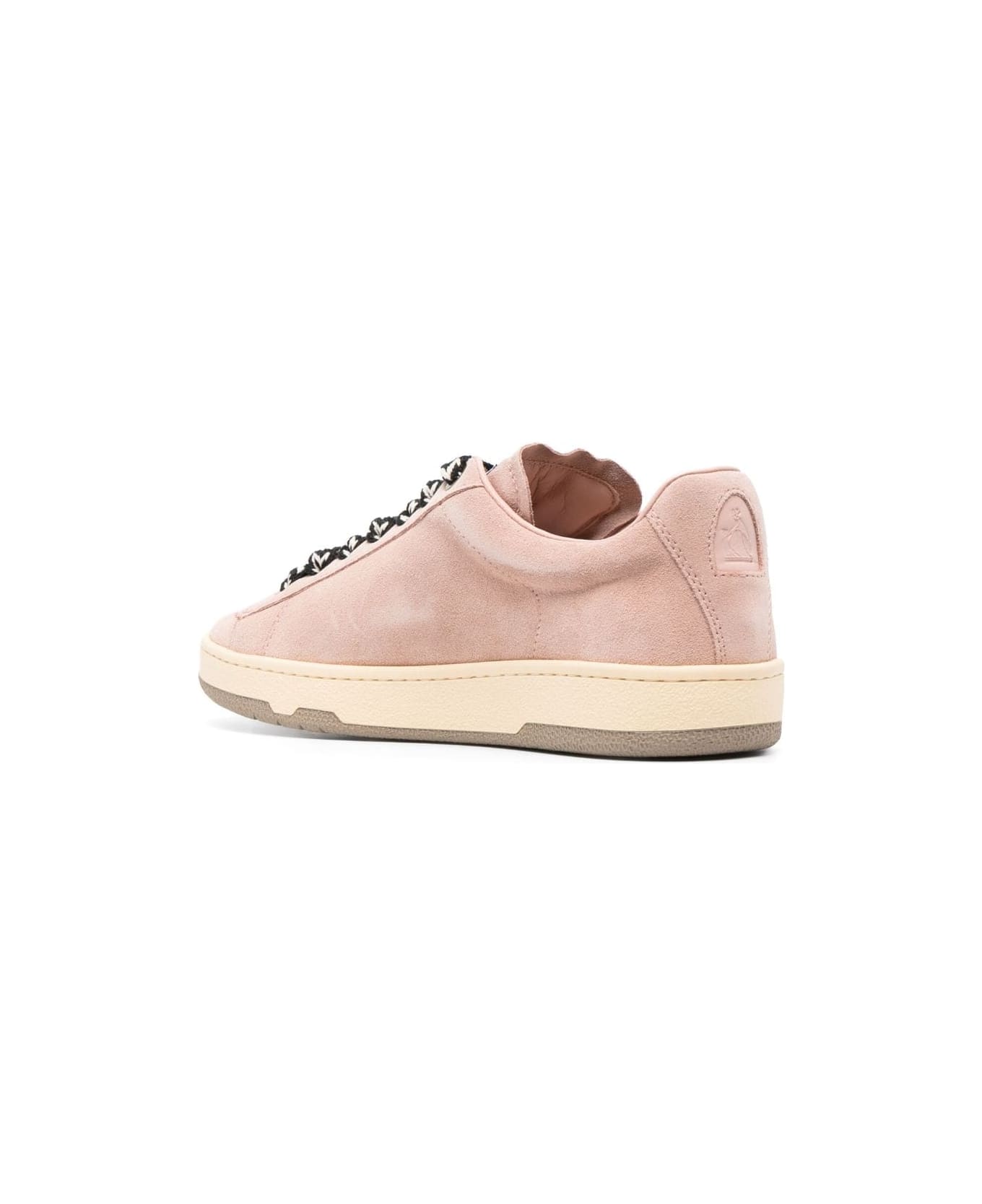 Lanvin Lite Curb Low Top Sneakers - Pale Pink