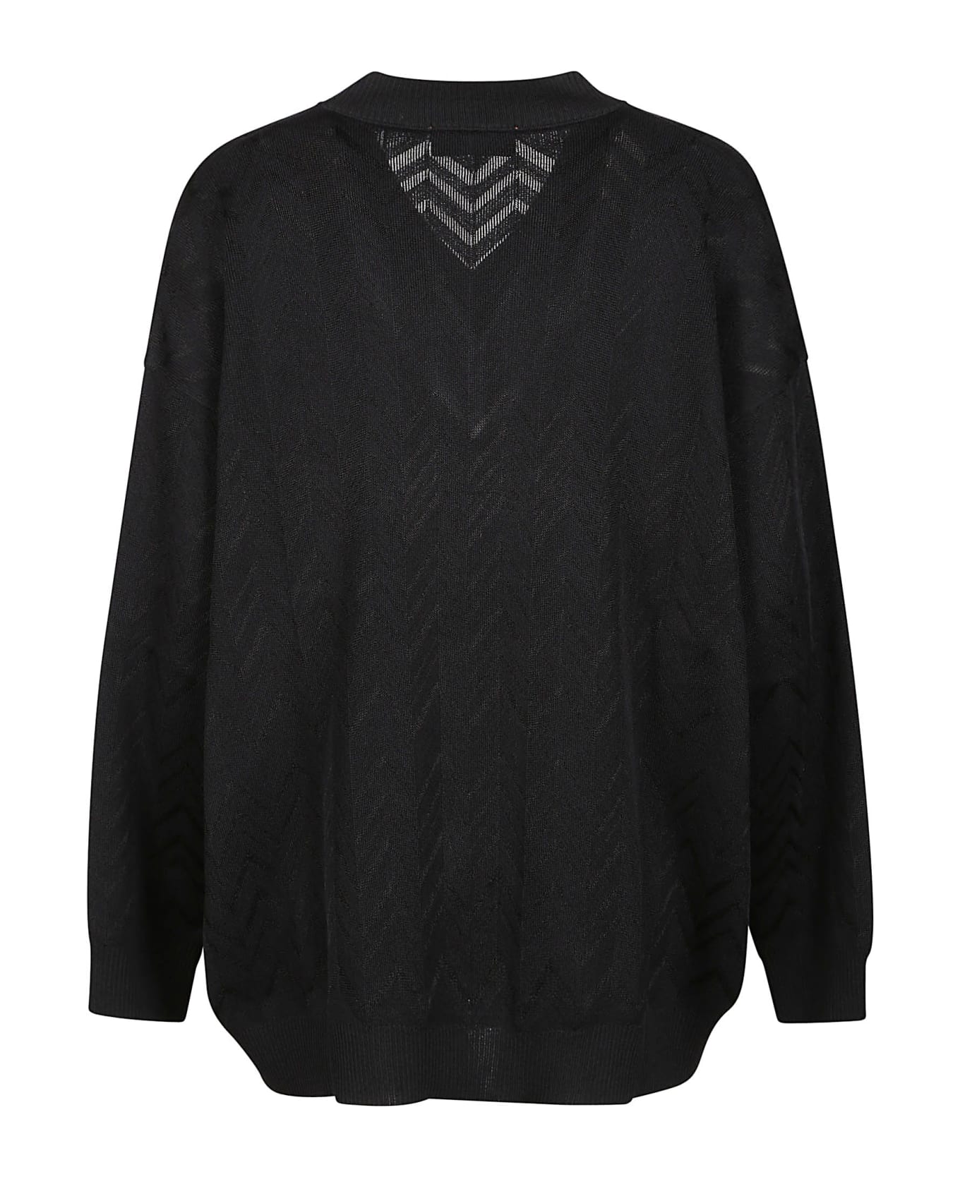 Missoni V-neck Sweater - Black Beauty