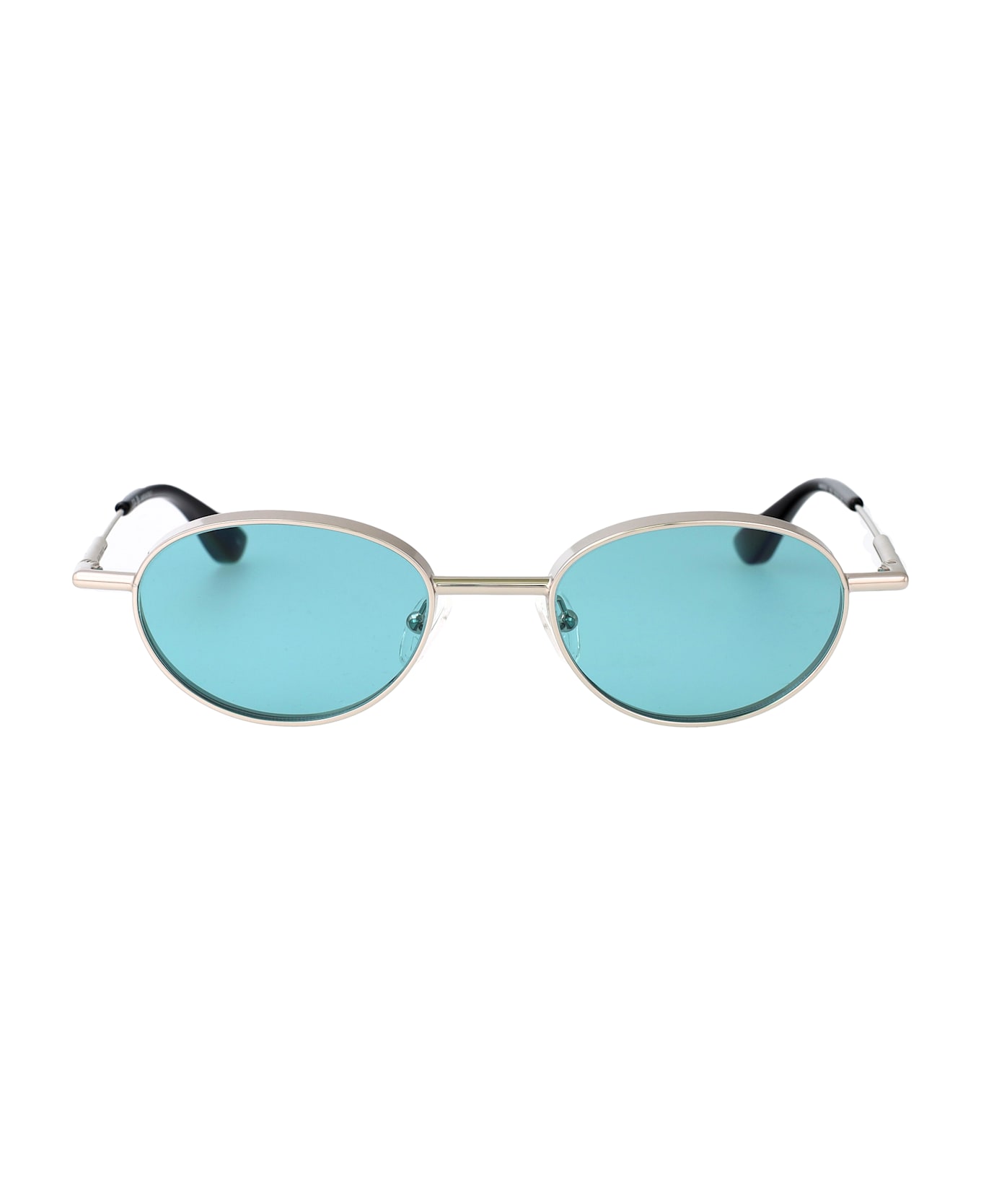 Alexander McQueen Eyewear Am0523s Sunglasses - SILVER-SILVER-GREEN