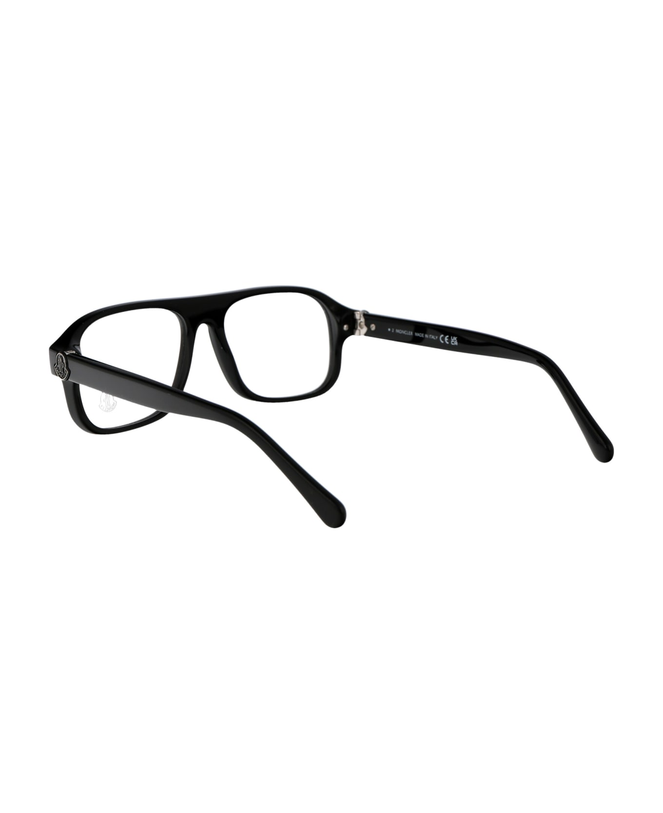 Moncler Eyewear Ml5198 Glasses - 001 Nero Lucido アイウェア