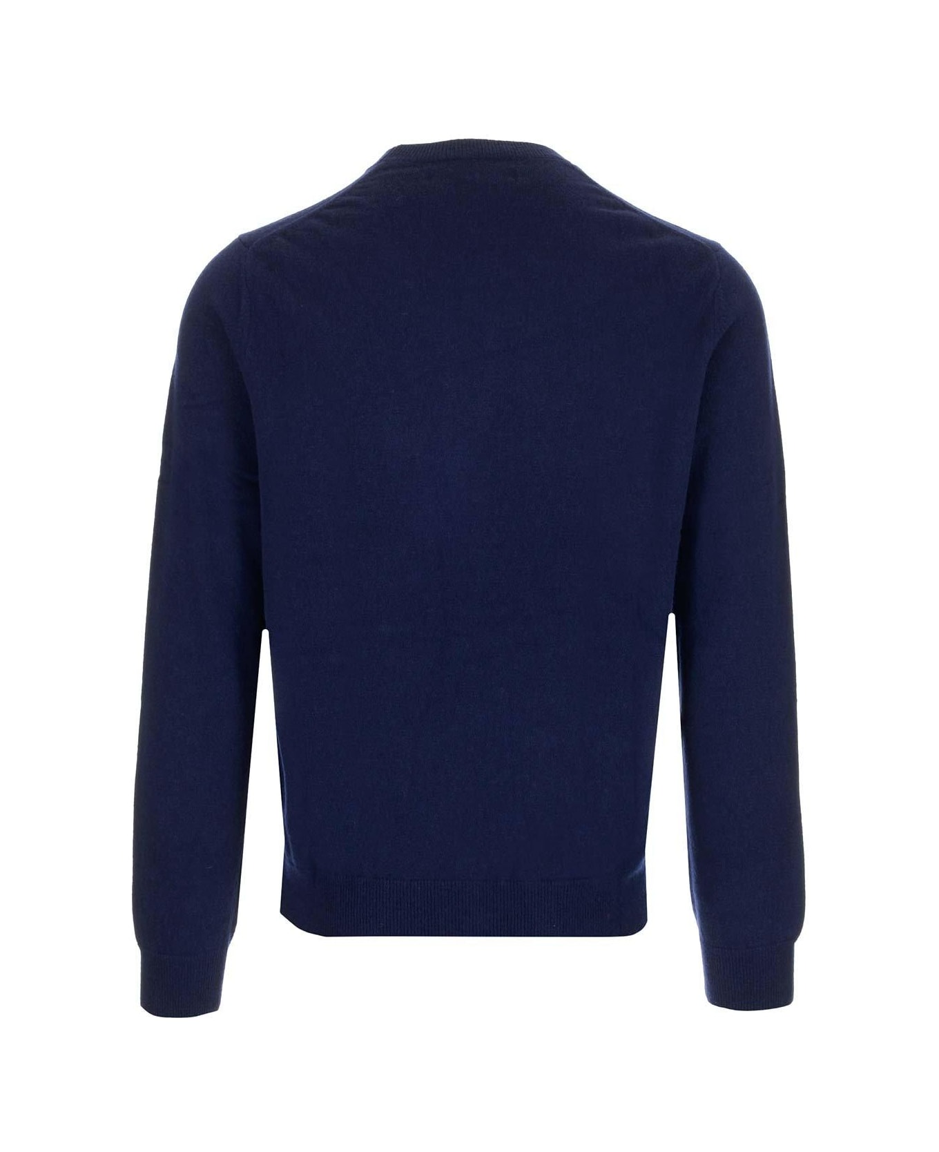 Comme des Garçons Shirt Crewneck Knitted Jumper - Blu navy