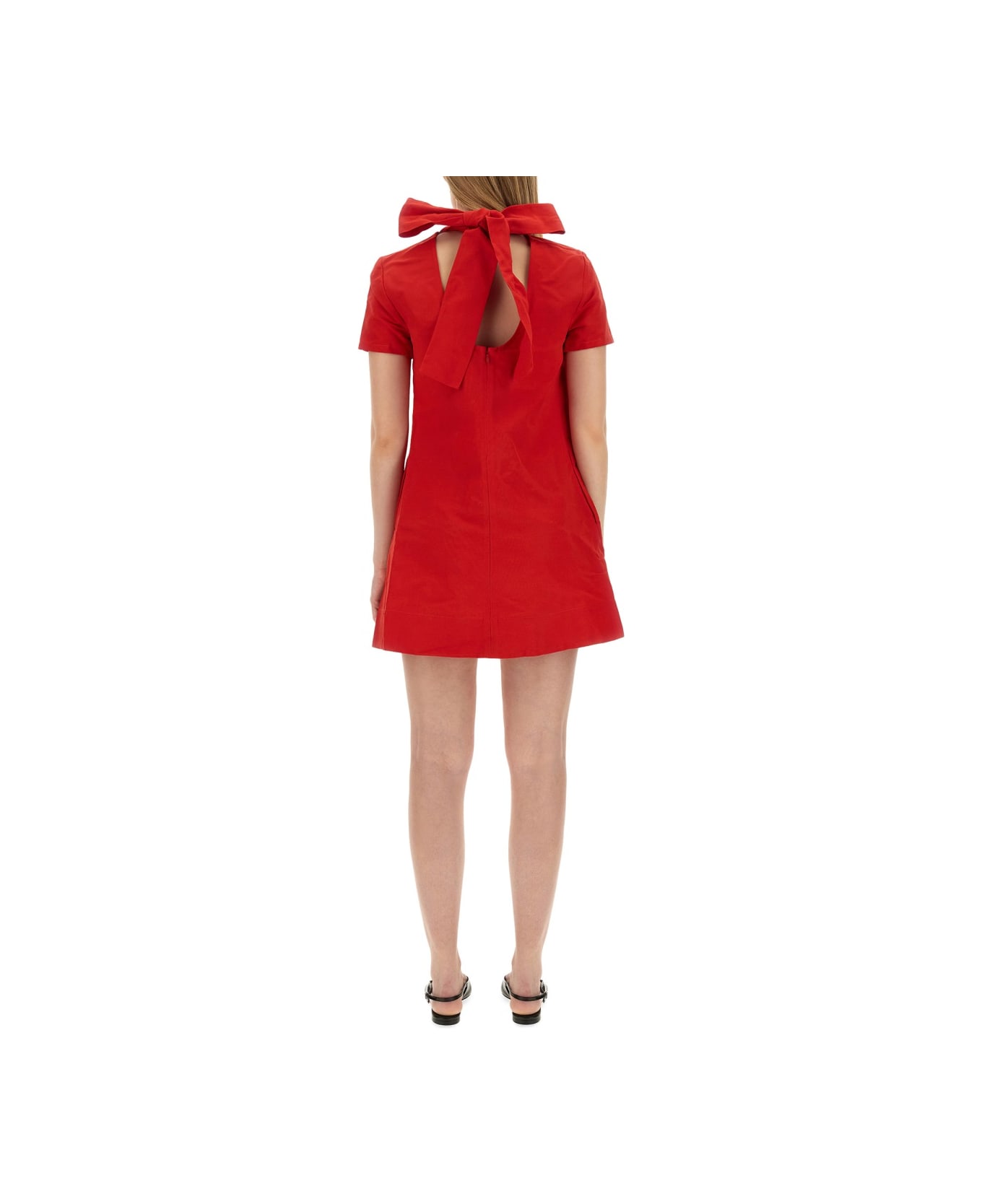 STAUD Mini Dress "ilana" - RED