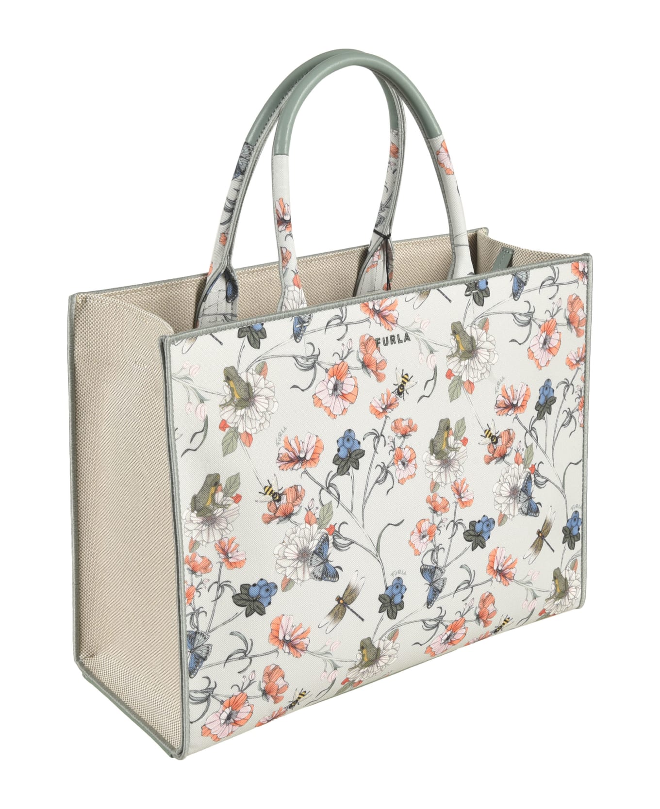 Furla Floral Tote - G3600 トートバッグ