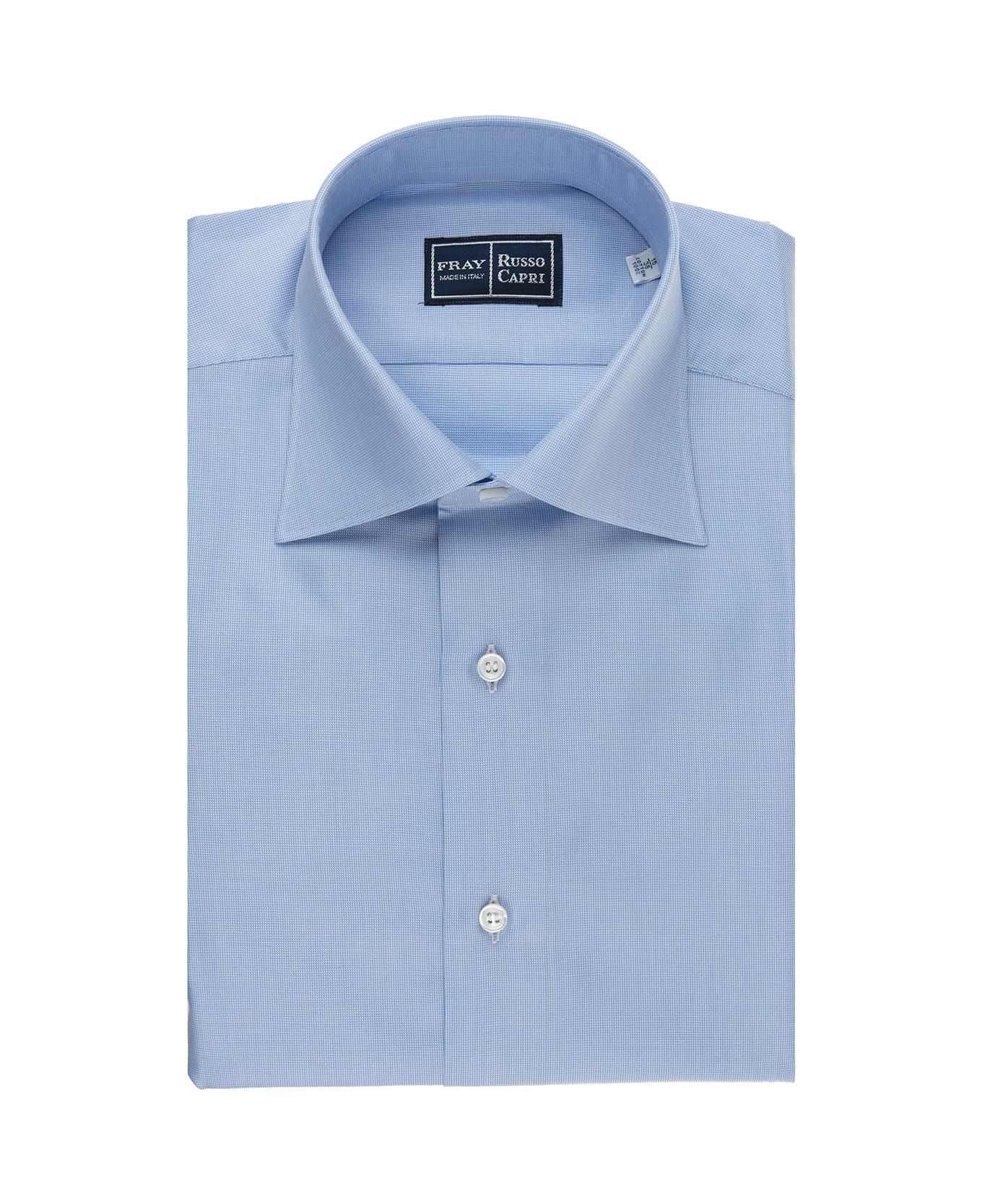 Fray Regular Fit Shirt In Light Blue Oxford Cotton - Blue シャツ