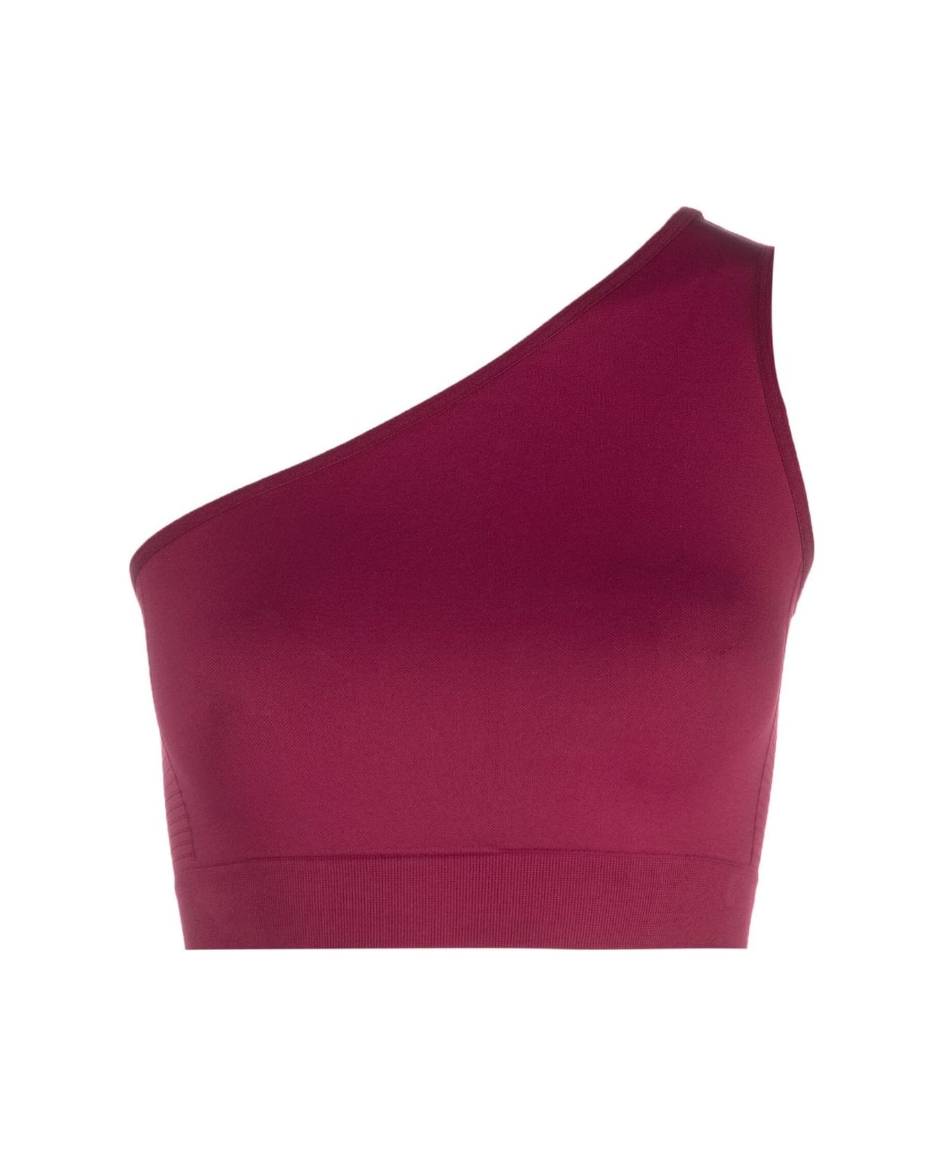 Rick Owens Knitted One-shoulder Bandeau Top - Fuchsia