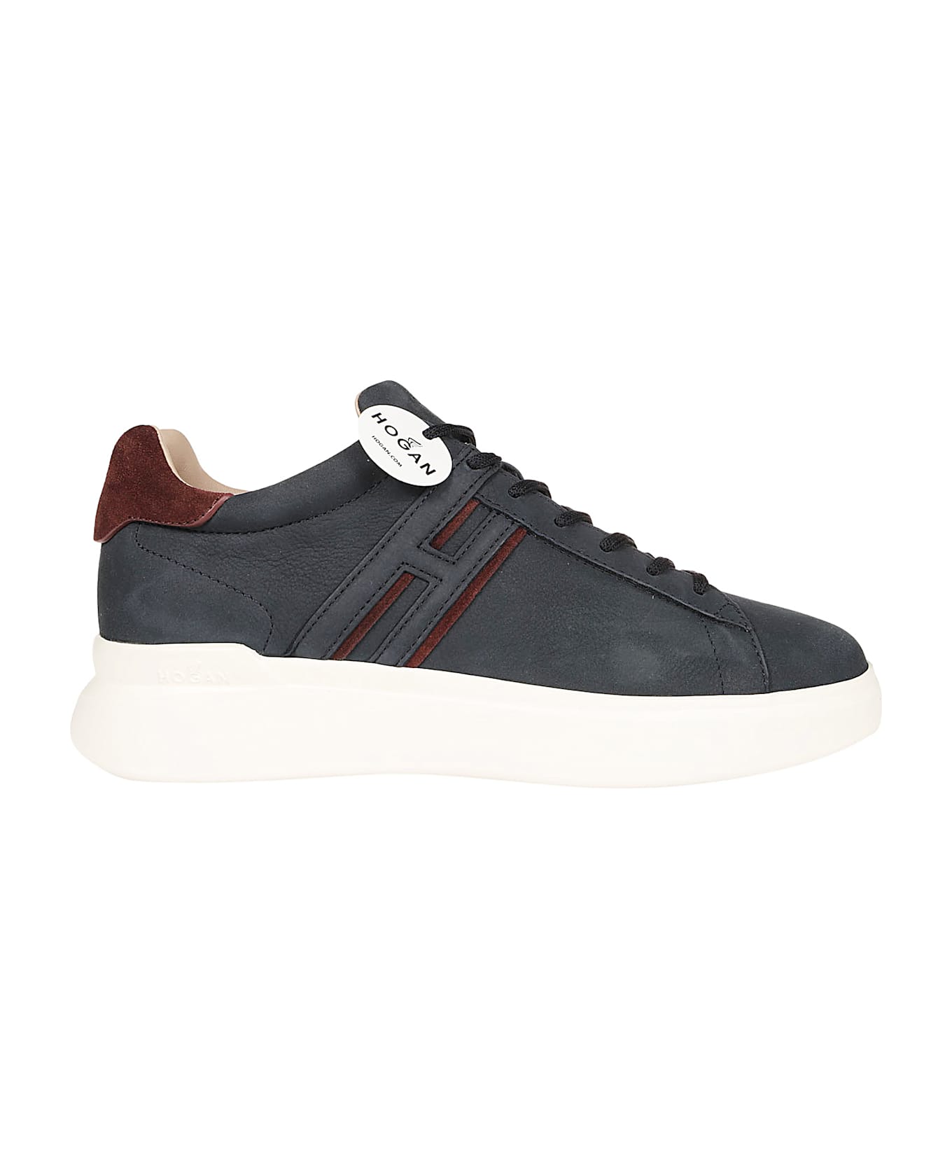 Hogan H580 Sneakers - Blu Denim Scuro/bordeaux