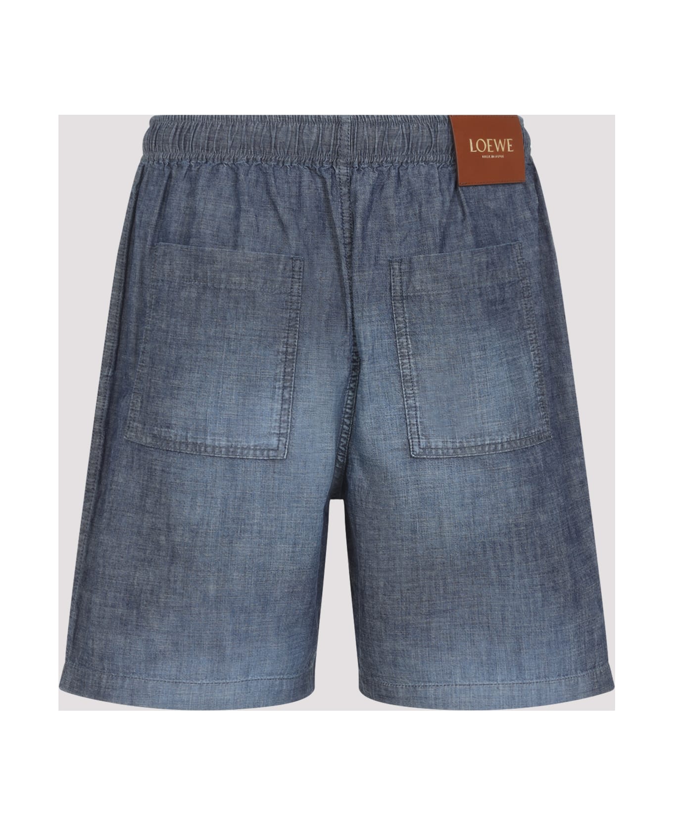 Loewe Cotton Shorts - Washed Blue