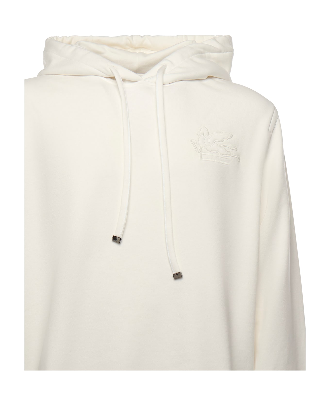 Etro Cotton Sweatshirt With Embroidered Monogram