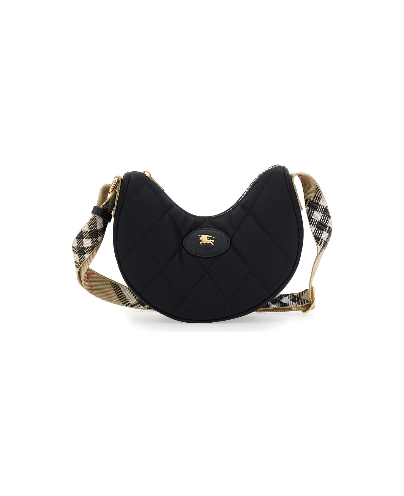 Burberry Ll Horseshoe Crossbody Nyn - Black