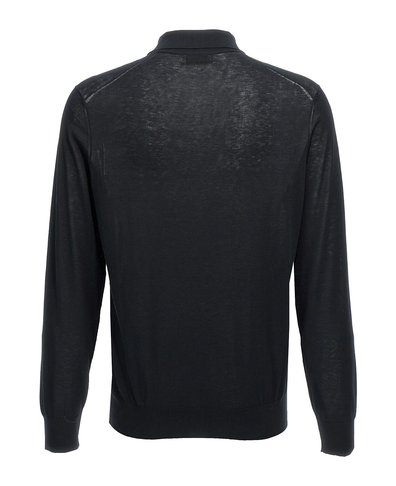 Brunello Cucinelli Knitted Polo Shirt - Black  