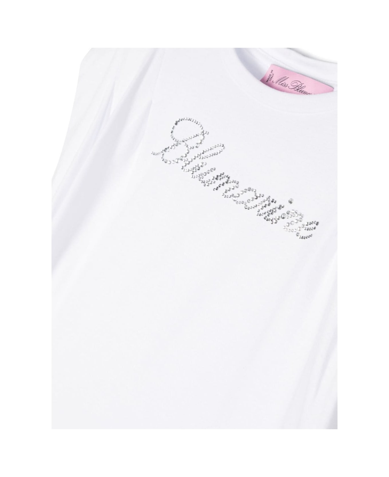 Miss Blumarine T-shirt Con Logo - White