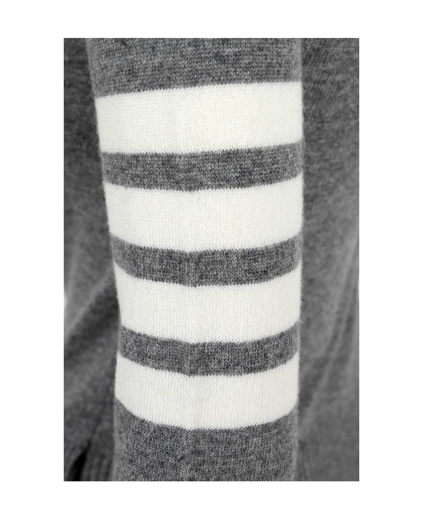 Thom Browne Cashmere Turtleneck Sweater - grey