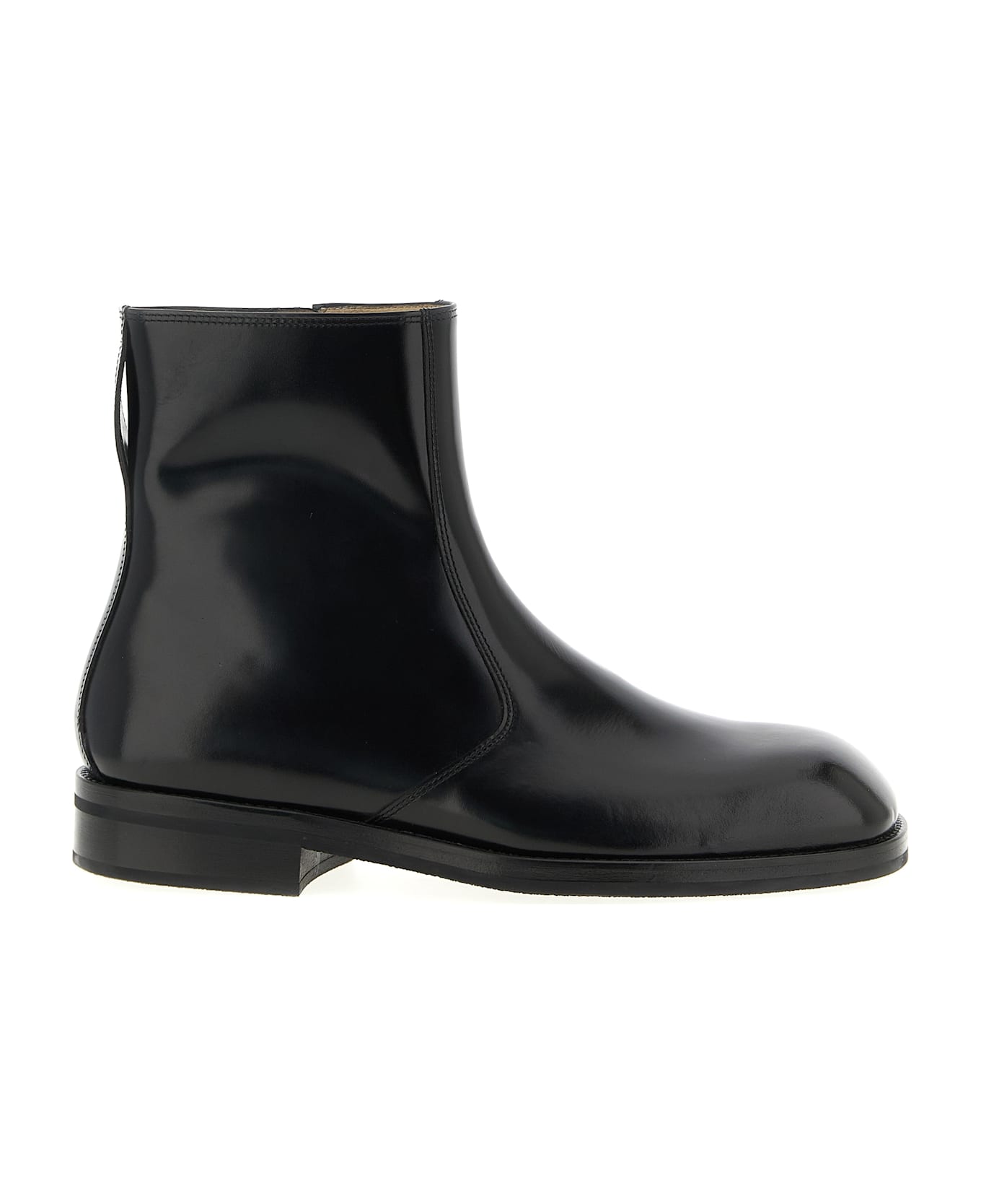 Lemaire Leather Ankle Boots - Black  