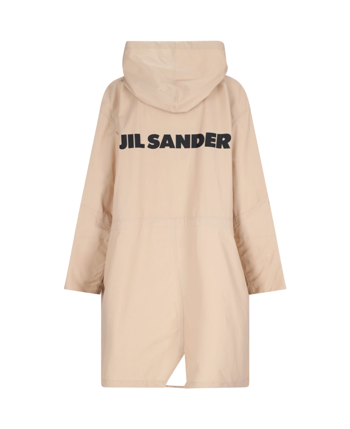 Jil Sander Back Logo Parka - DARK SAND