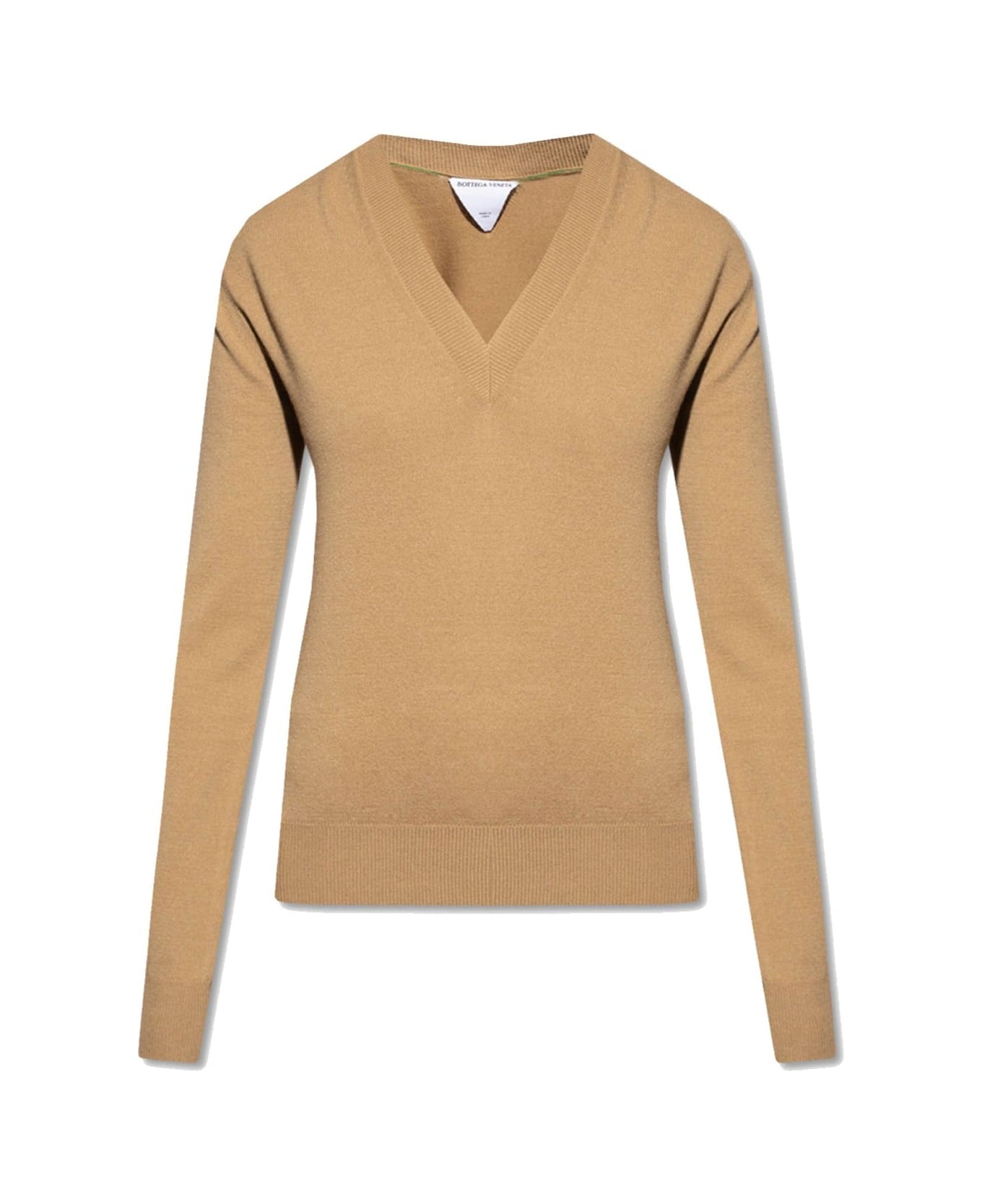 Bottega Veneta V-neck Knit Sweater - Brown