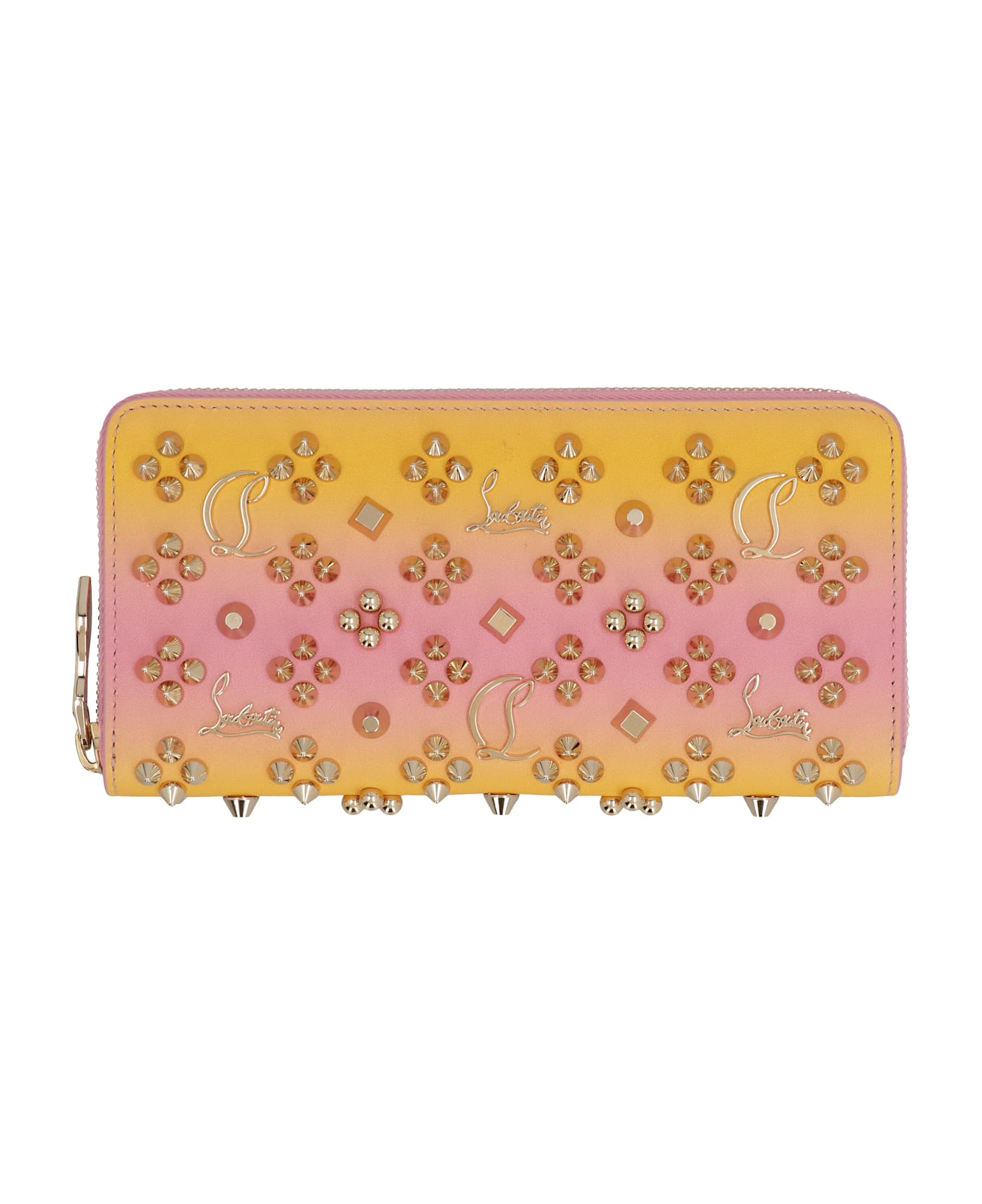 Christian Louboutin Panettone Leather Wallet - Pink