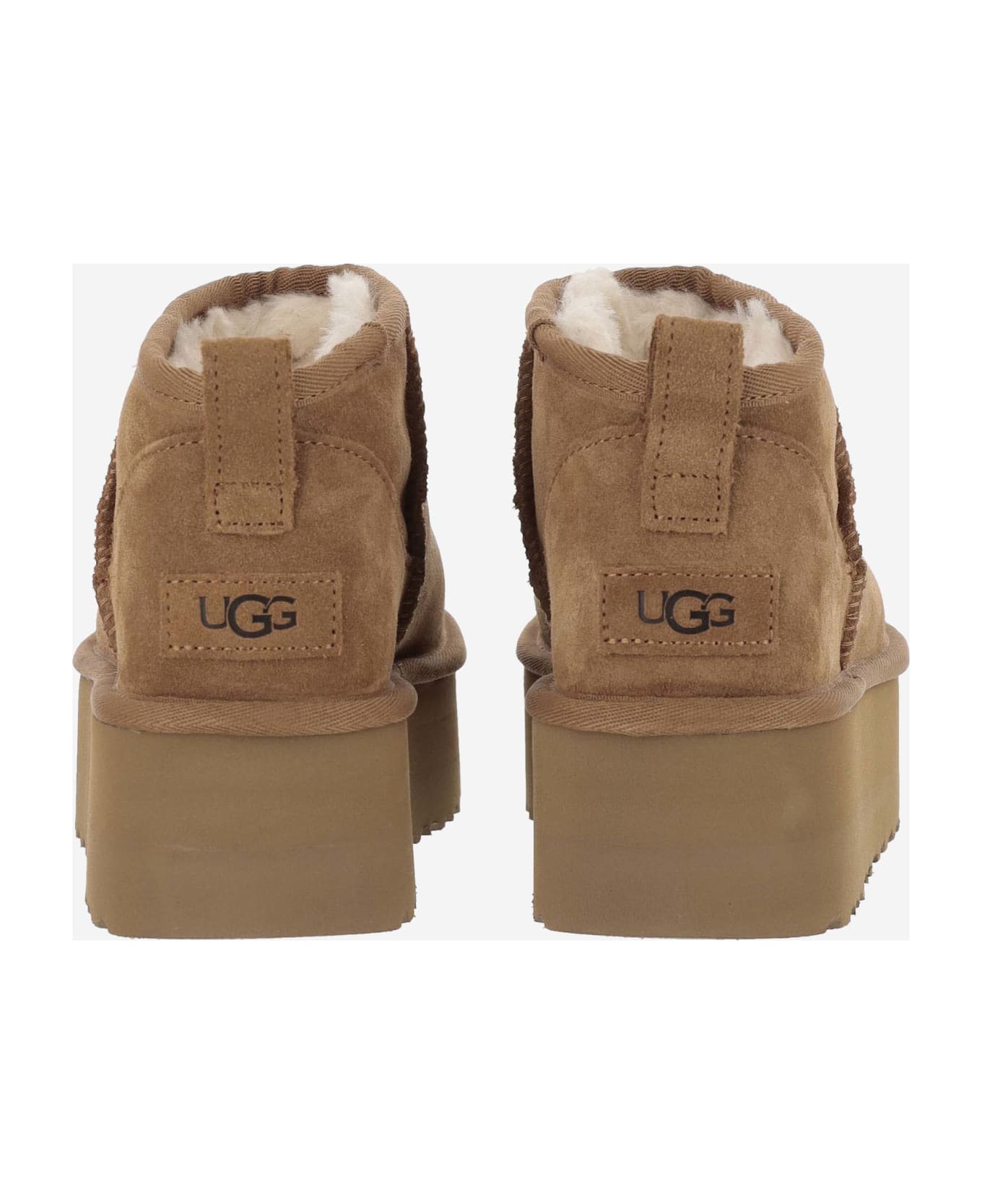 UGG Classic Ultra Mini Platform Boots - CHESTNUT