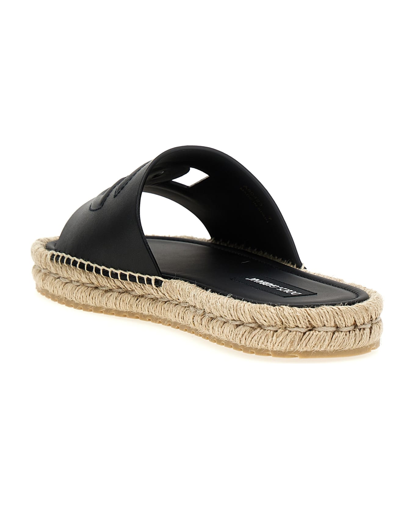 Dolce & Gabbana Leather Sandals - Black その他各種シューズ