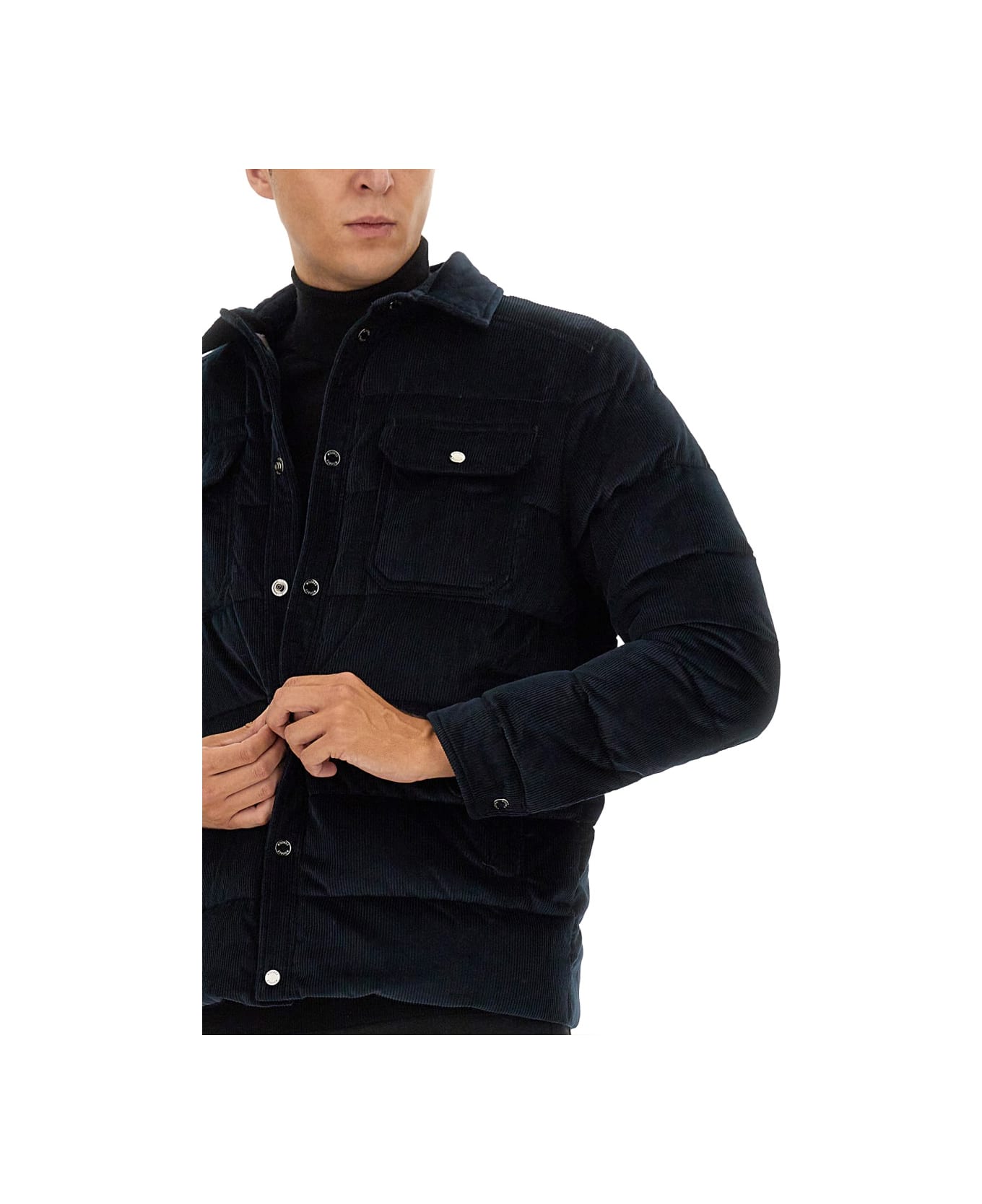 Moorer "veton" Jacket - BLUE